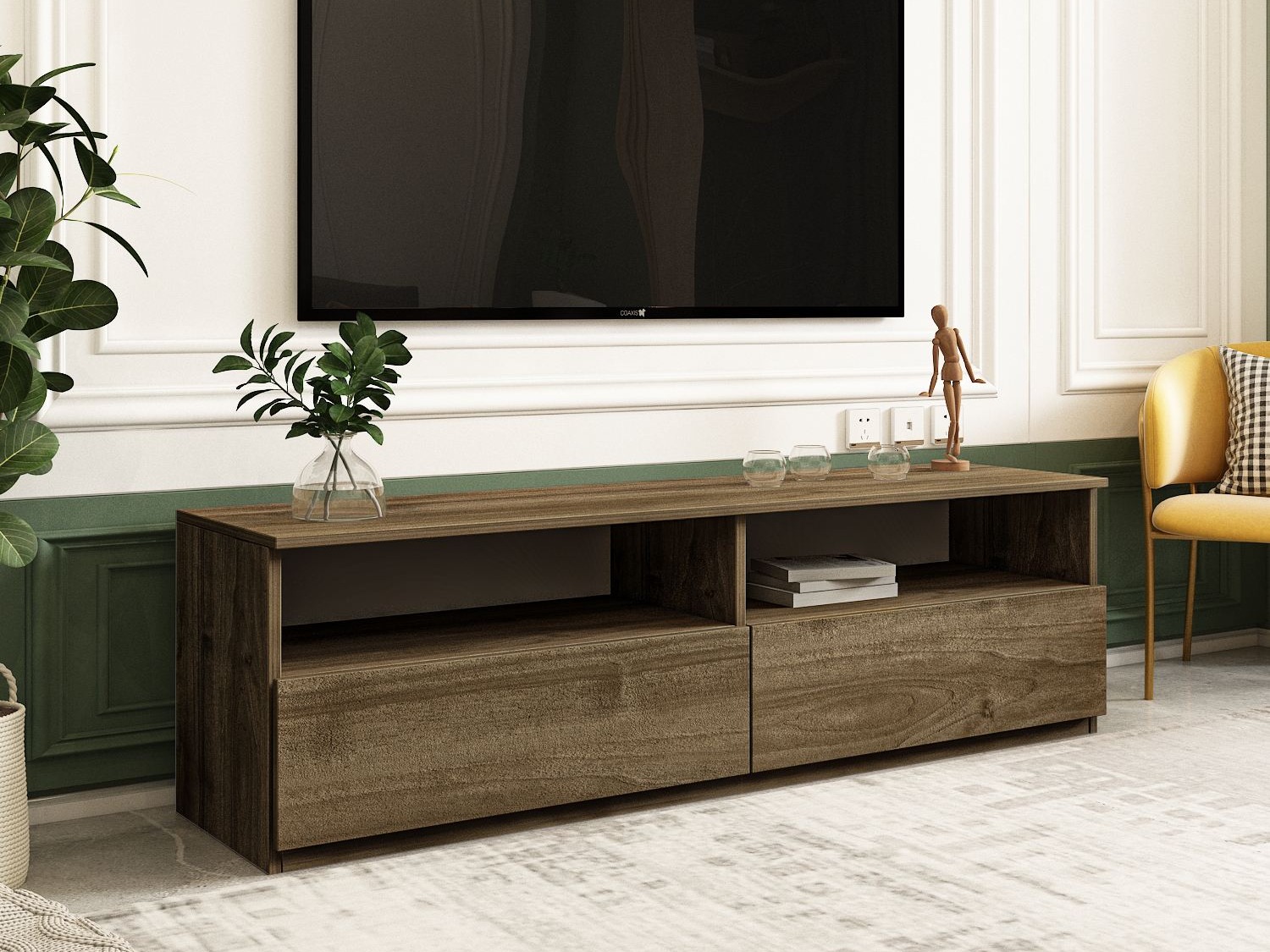 TV staliukas Kailua 2577 (Graikinis riešutas)