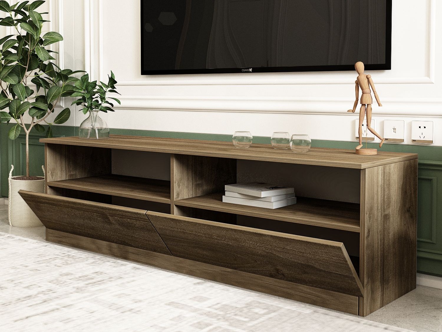 TV staliukas Kailua 2577 (Graikinis riešutas)