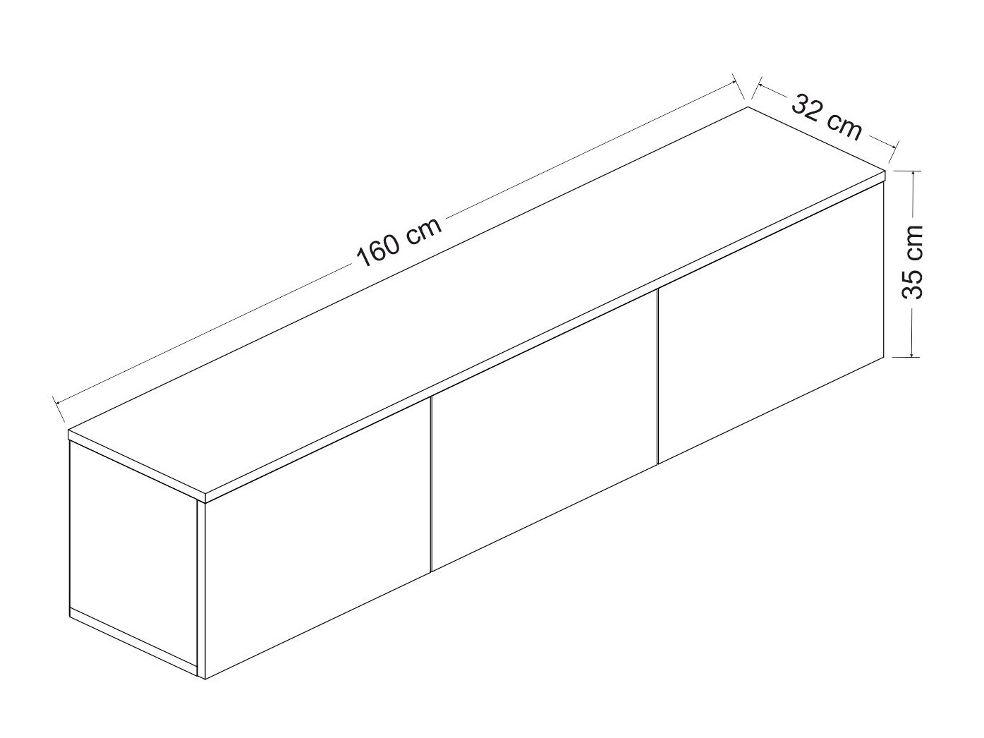 TV staliukas Kailua 408 (Graikinis riešutas)