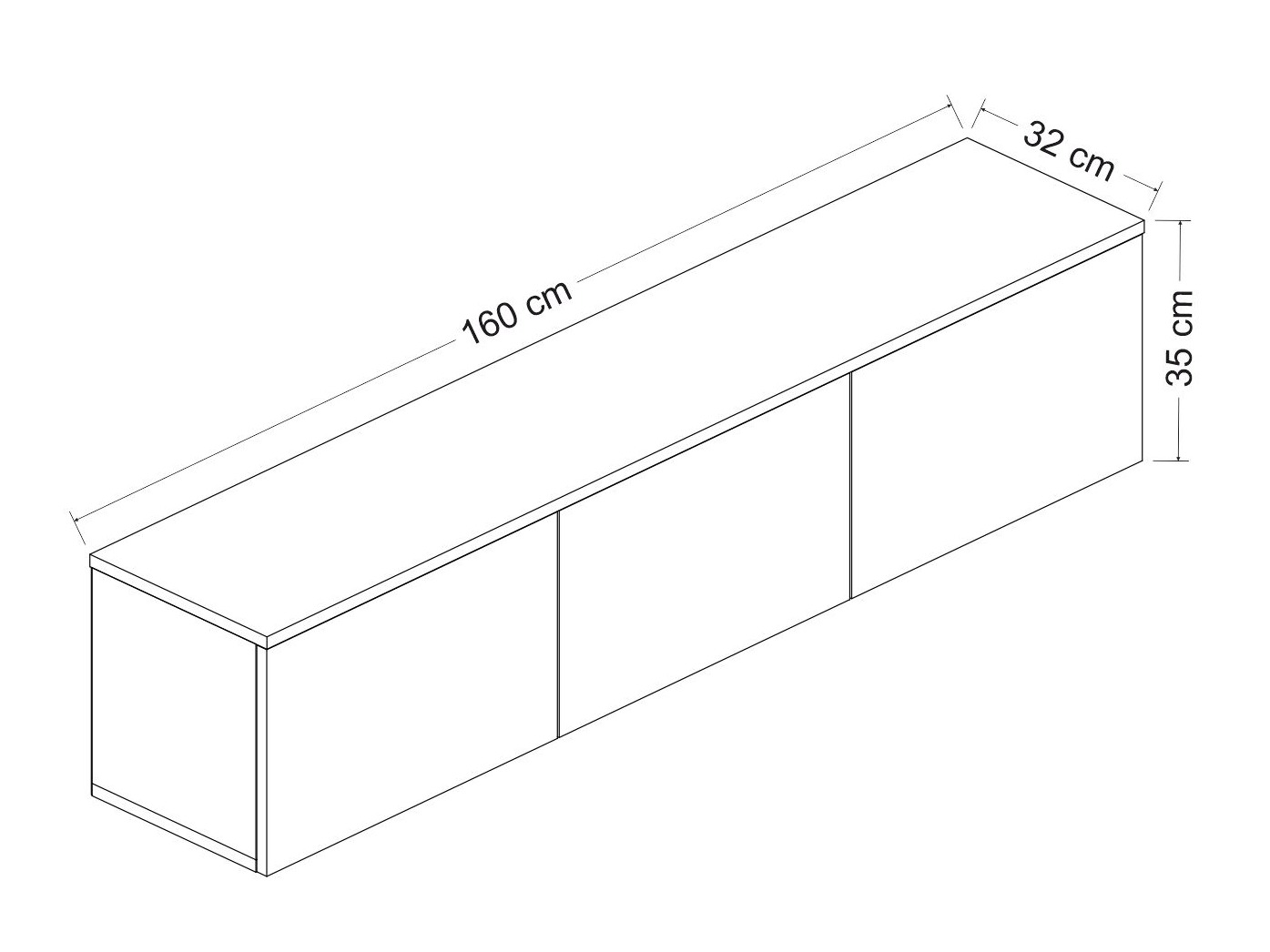 TV staliukas Kailua 408 (Kaštonas)