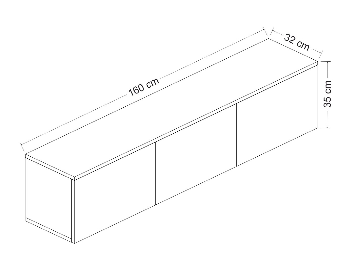 TV staliukas Kailua 408 (Šviesus travertinas)