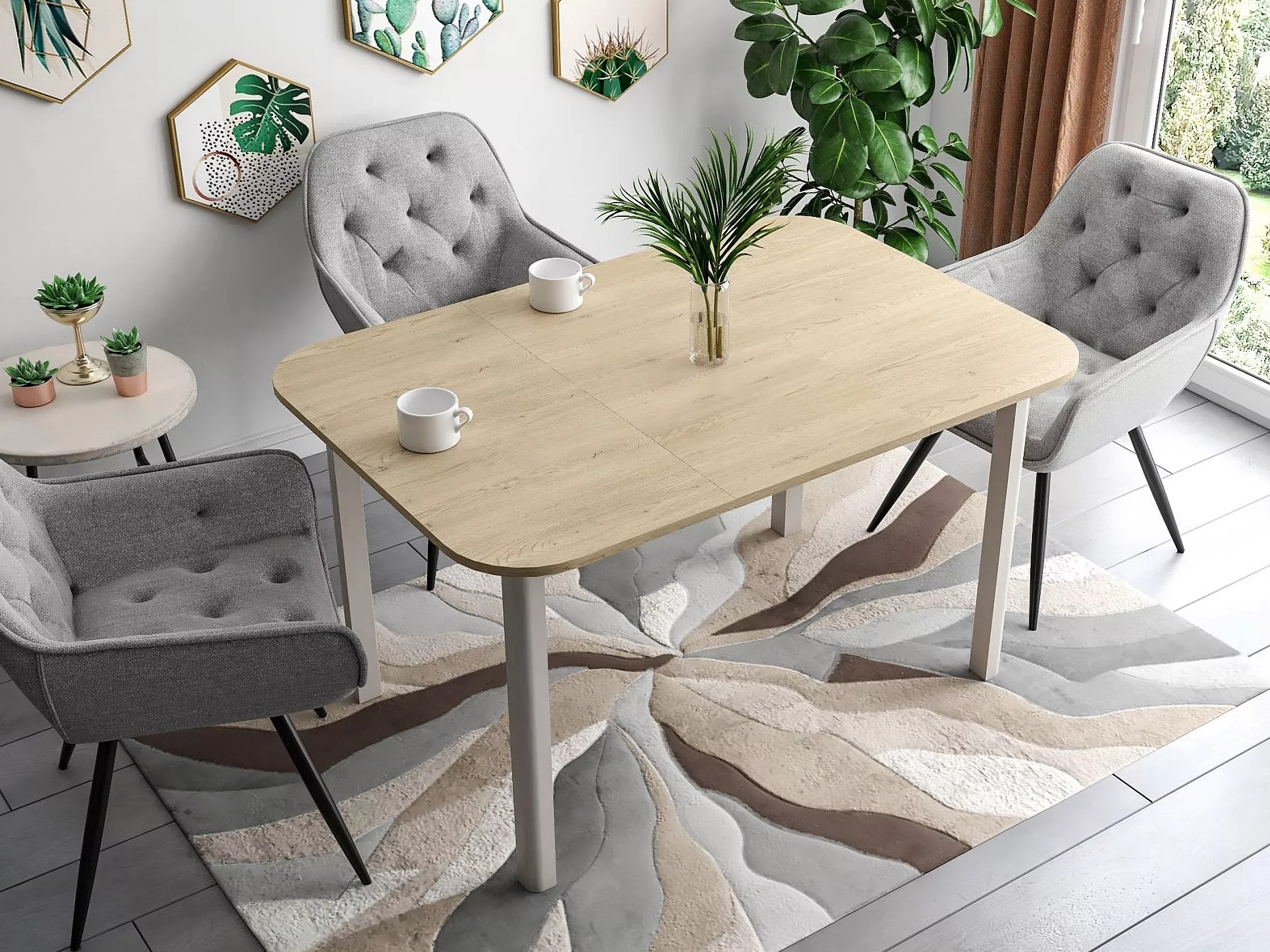 Stalas Detroit 791 (Ąžuolas + Kašmyras)