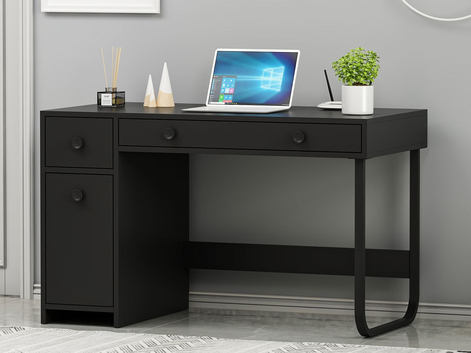 Darbo stalas Kailua 2583 (Juoda)