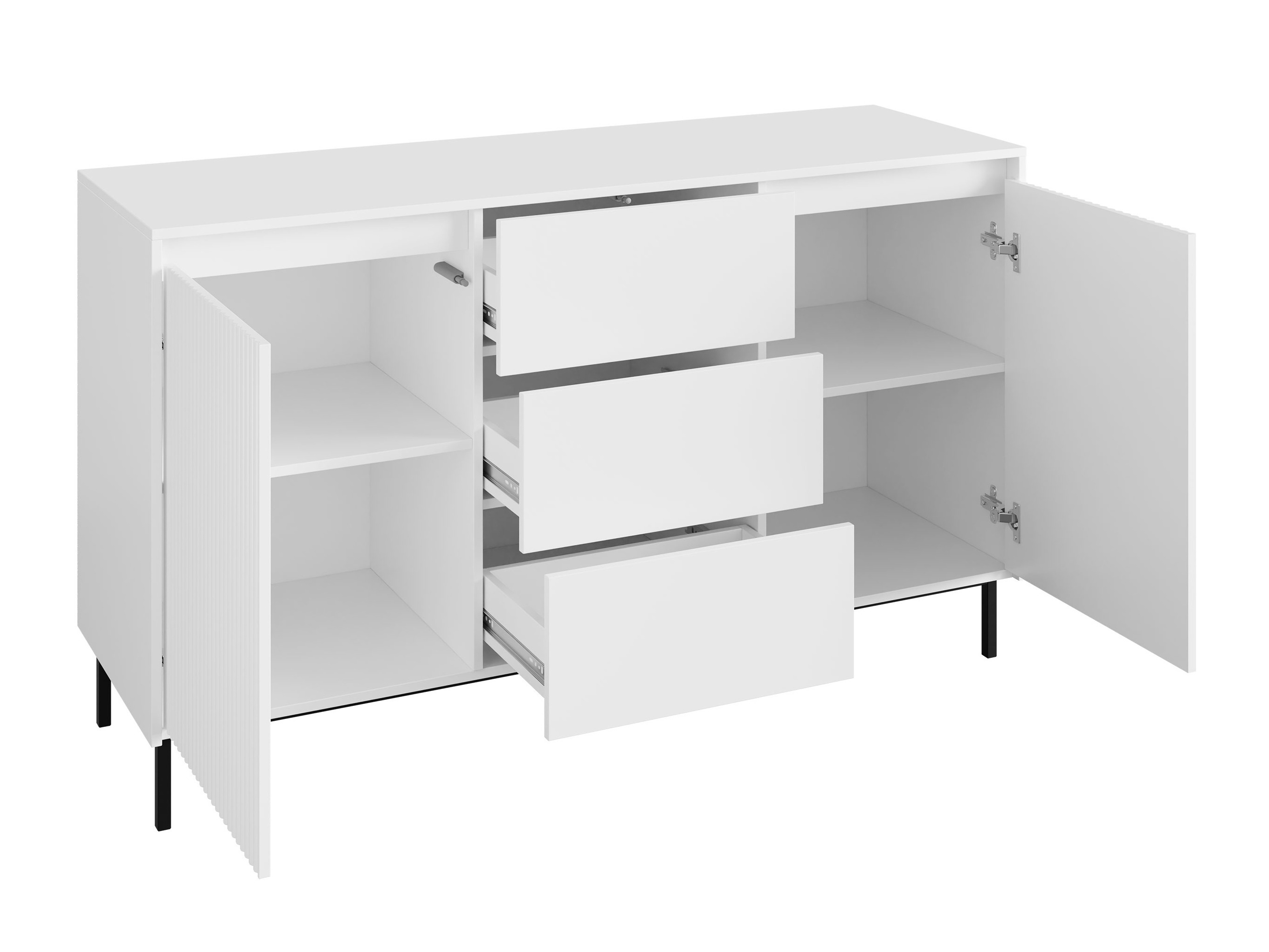 Svetainės komplektas Comfivo Delruva III (Juoda)