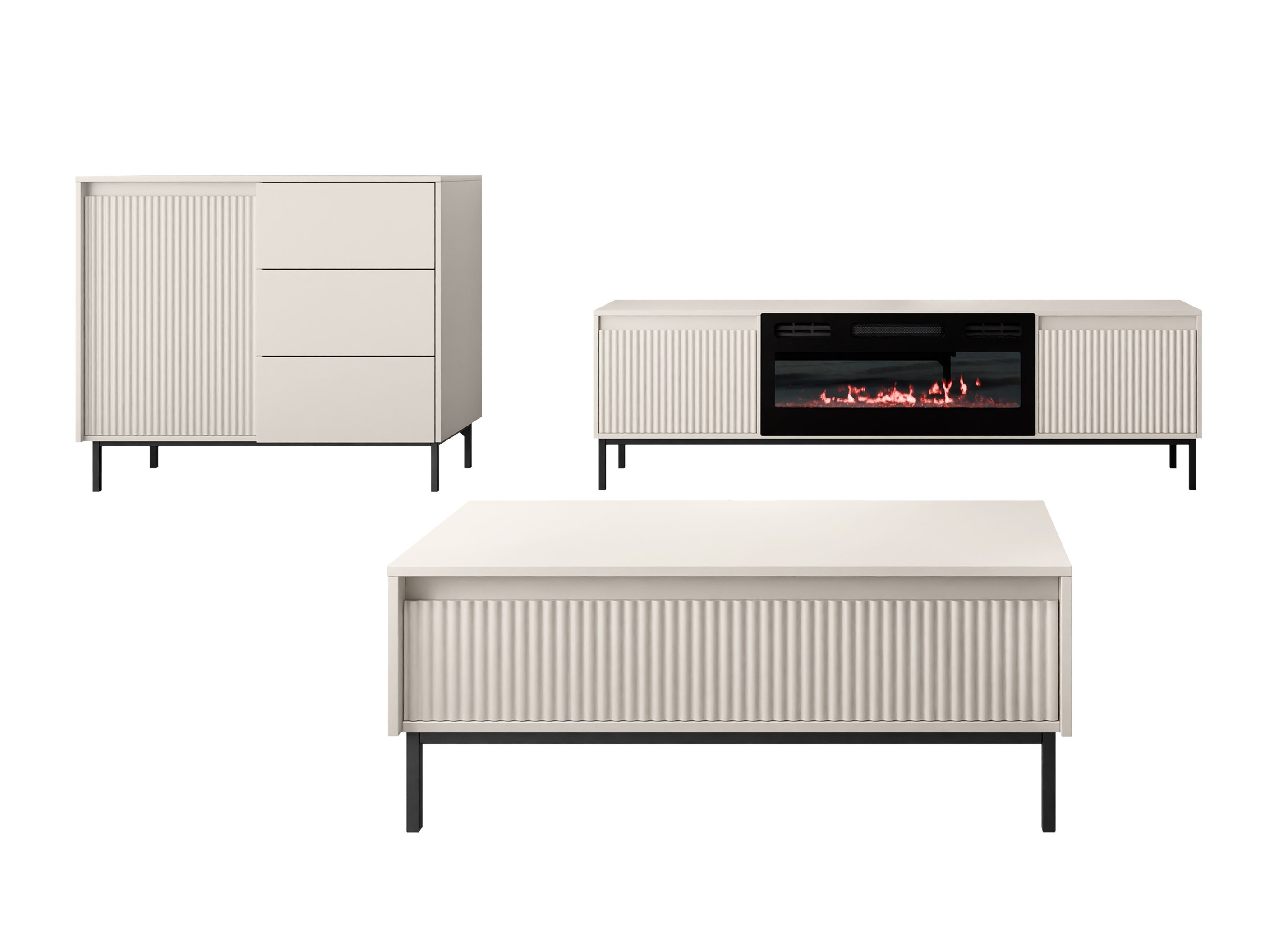 Svetainės komplektas Comfivo Delruva IV (Kašmyras)