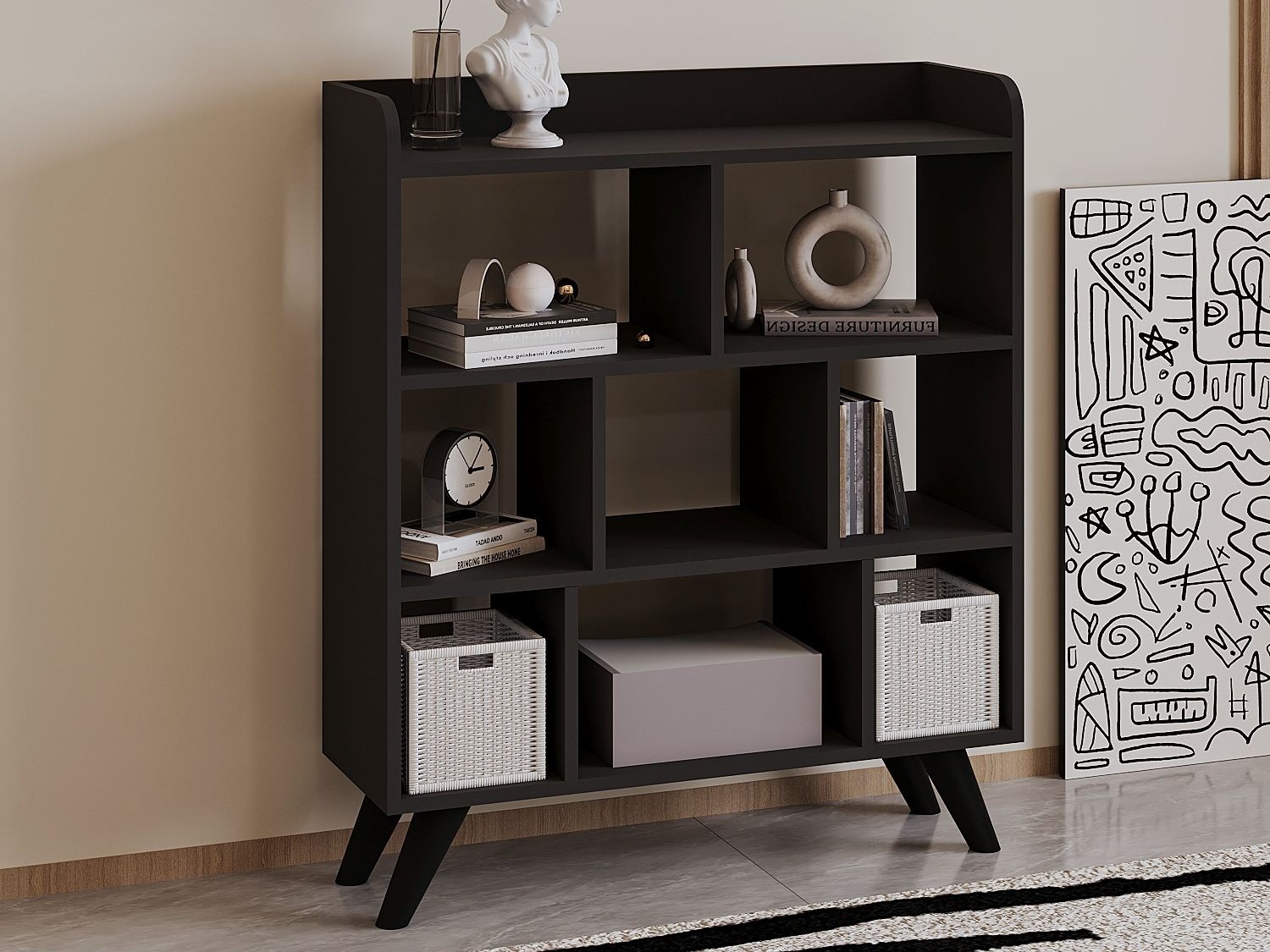 Lentyna Kailua 2584 (Antracitas)