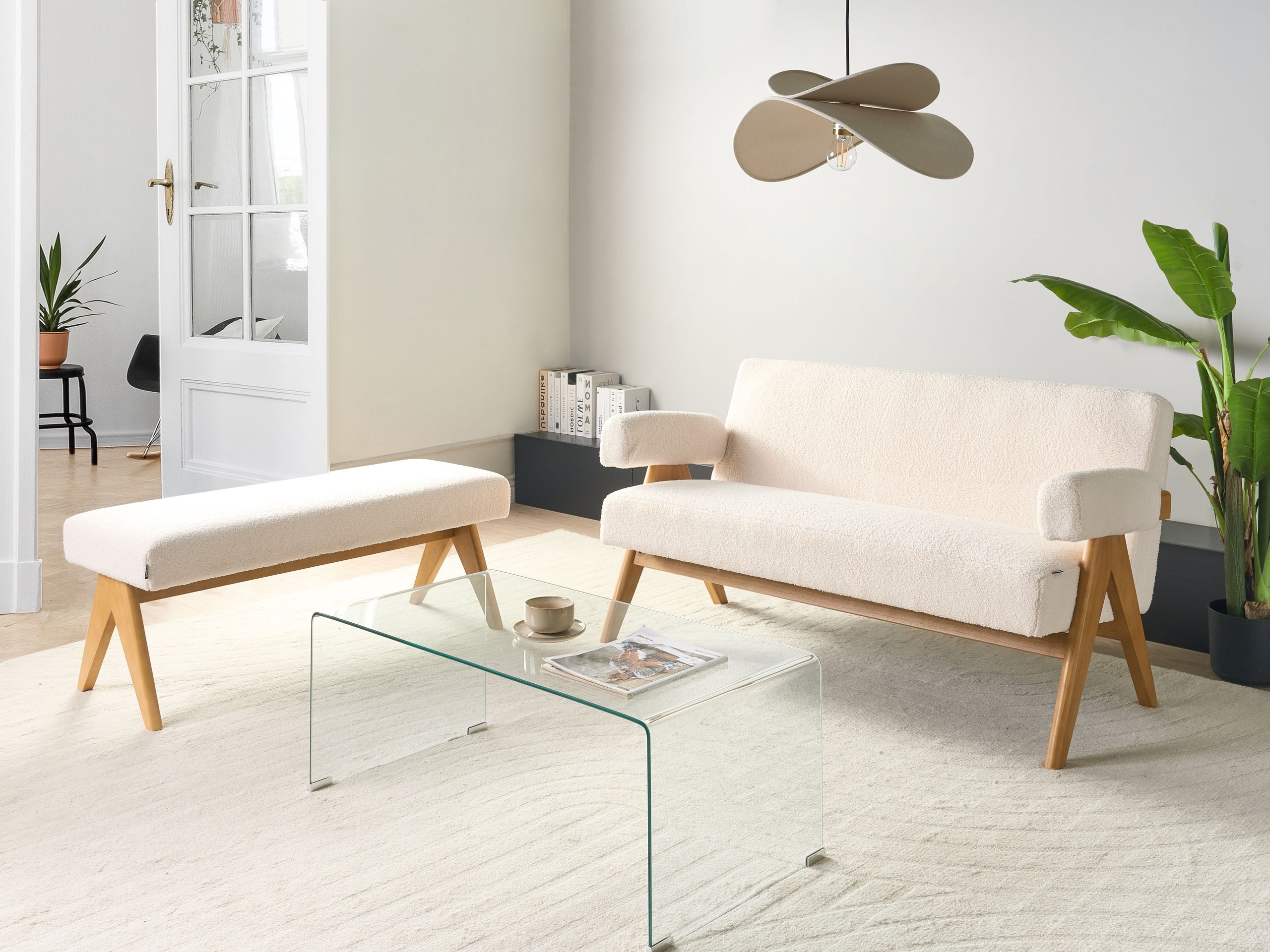 Minkštasuolis Berwyn 2714 (Balta + Šviesus medis)