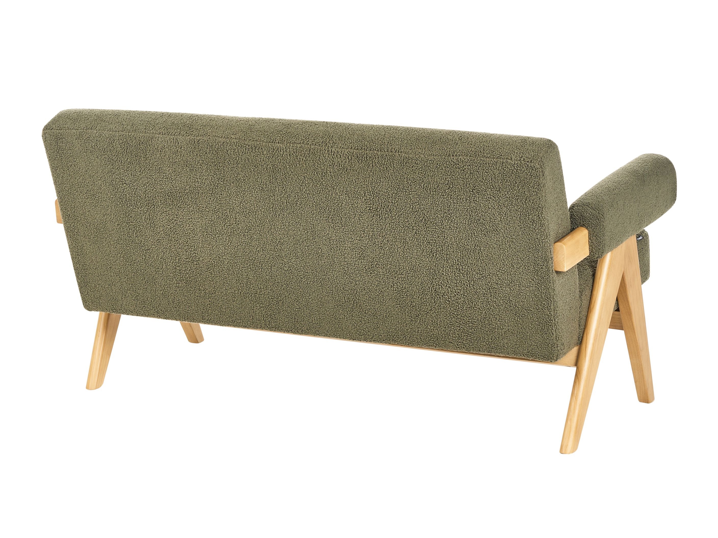Sofa Berwyn 2713 (Žalia + Šviesus medis)