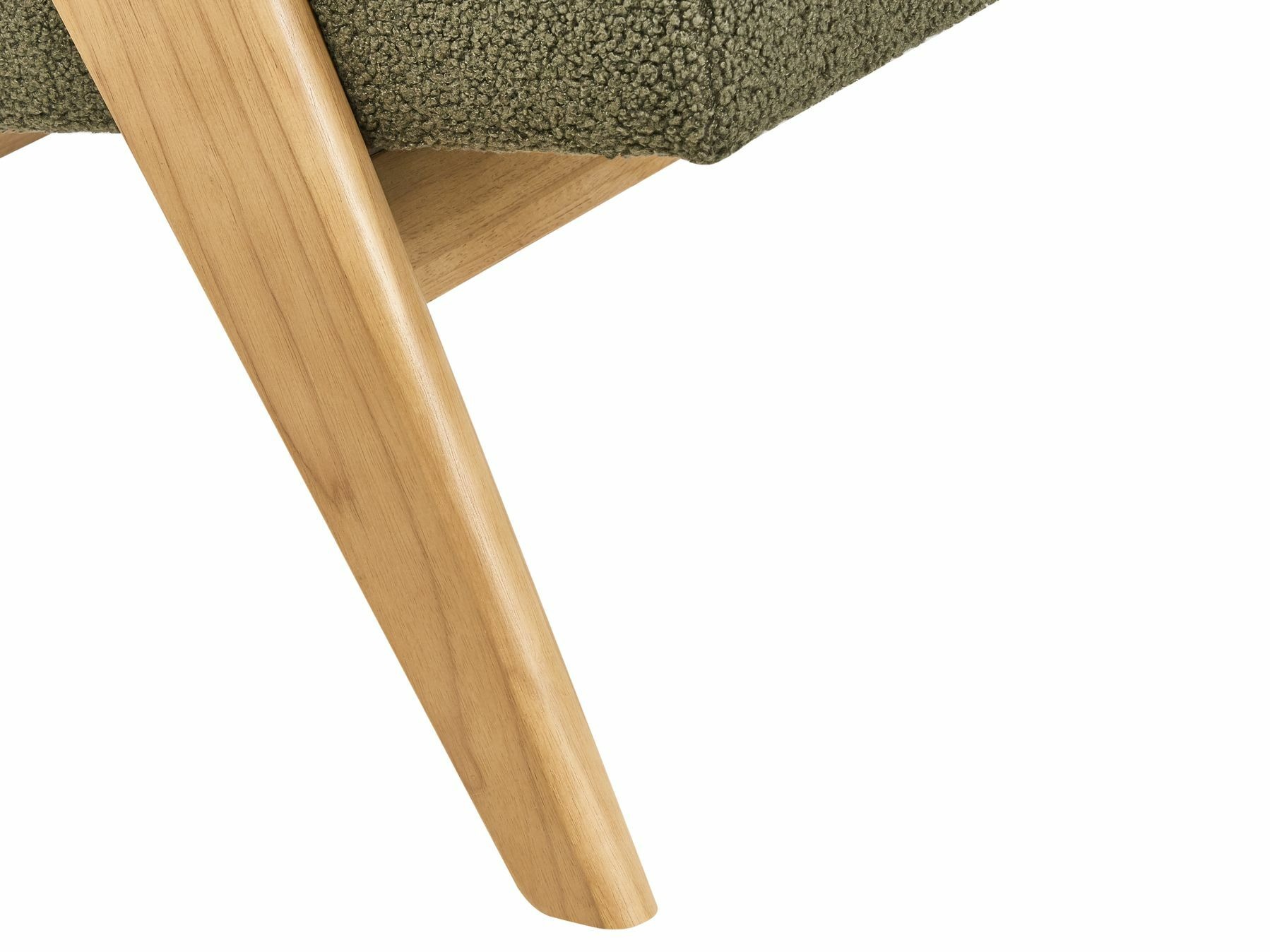 Sofa Berwyn 2713 (Žalia + Šviesus medis)