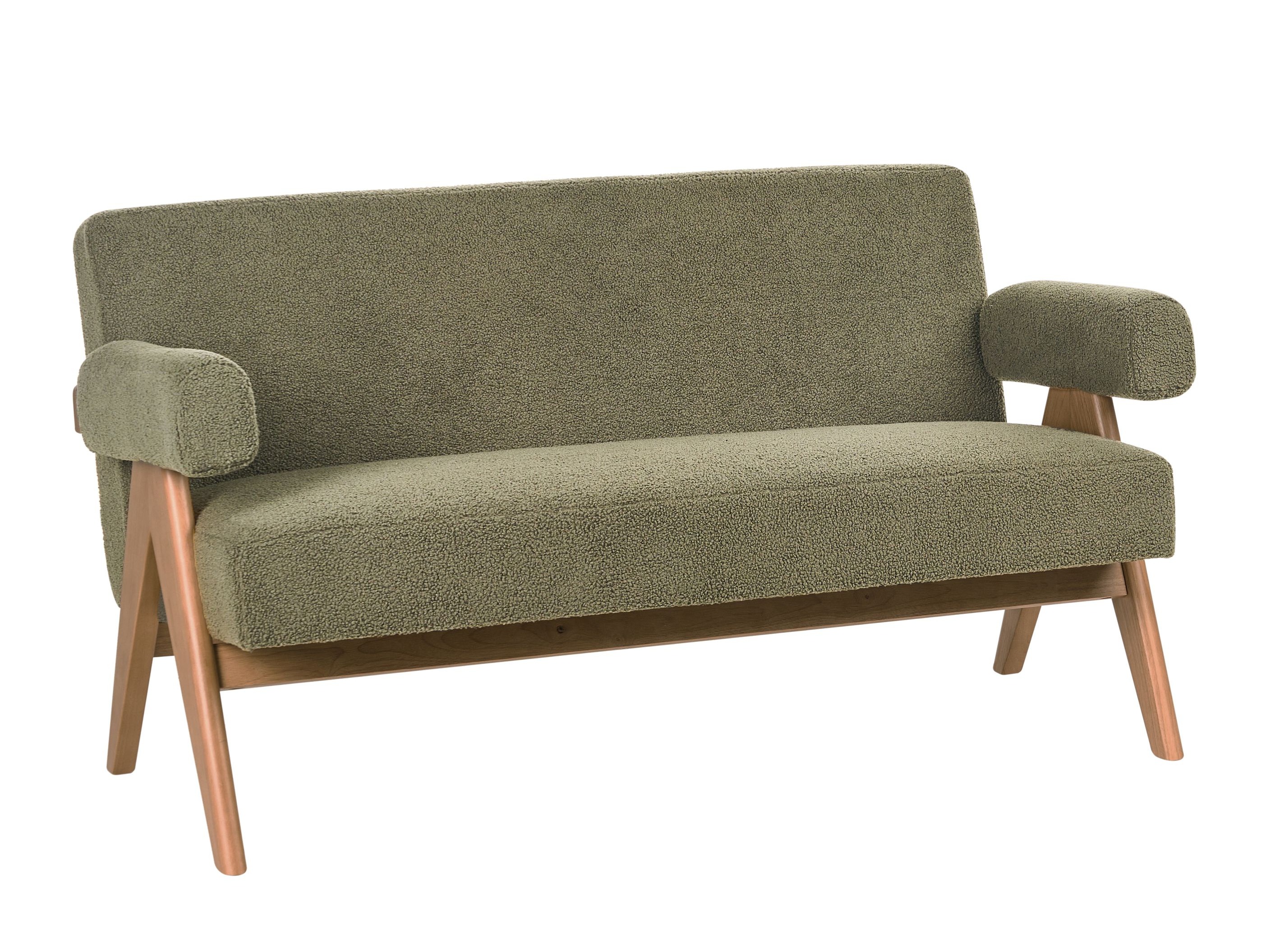 Sofa Berwyn 2713 (Žalia + Tamsus medis)