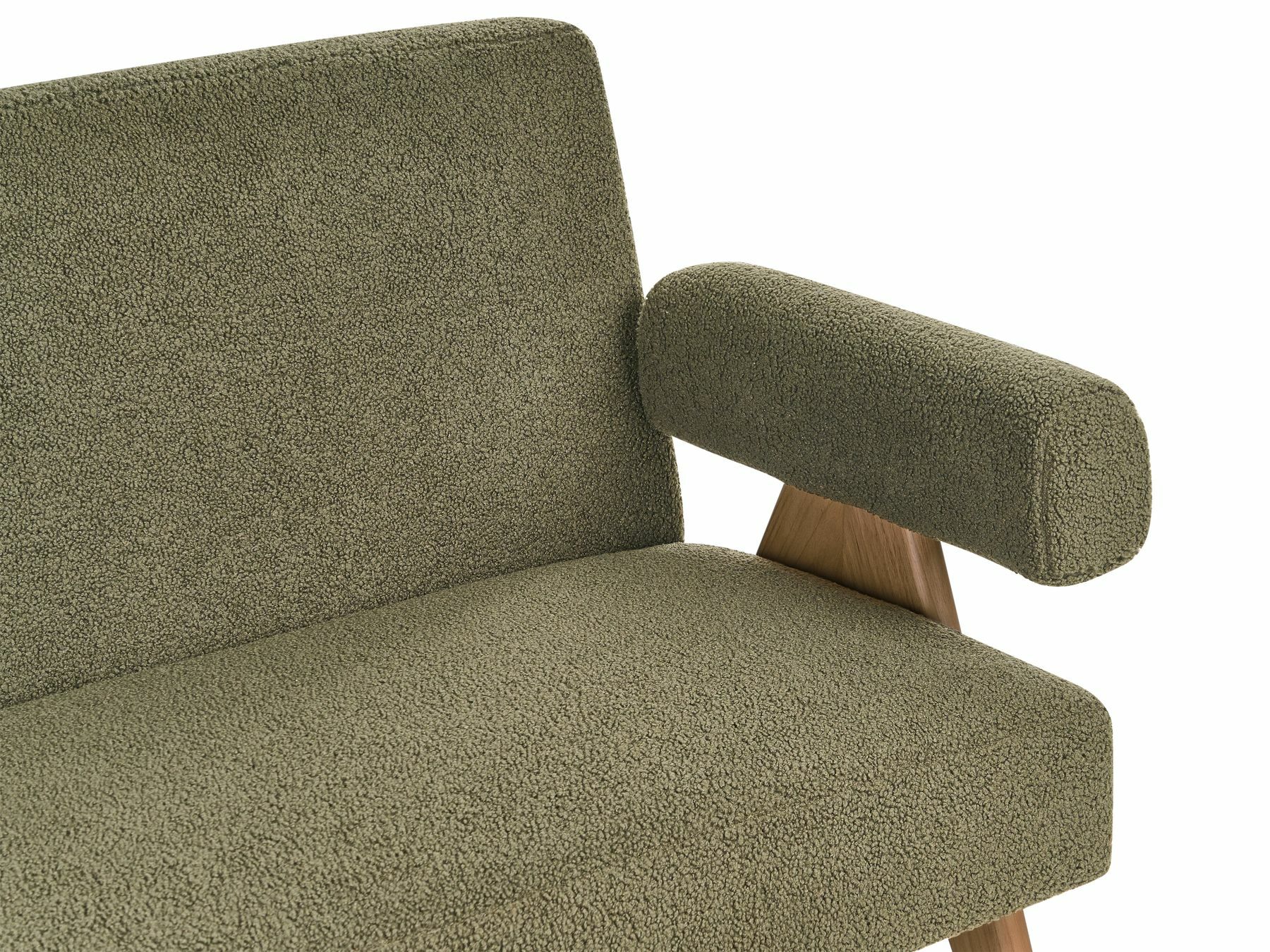Sofa Berwyn 2713 (Žalia + Tamsus medis)