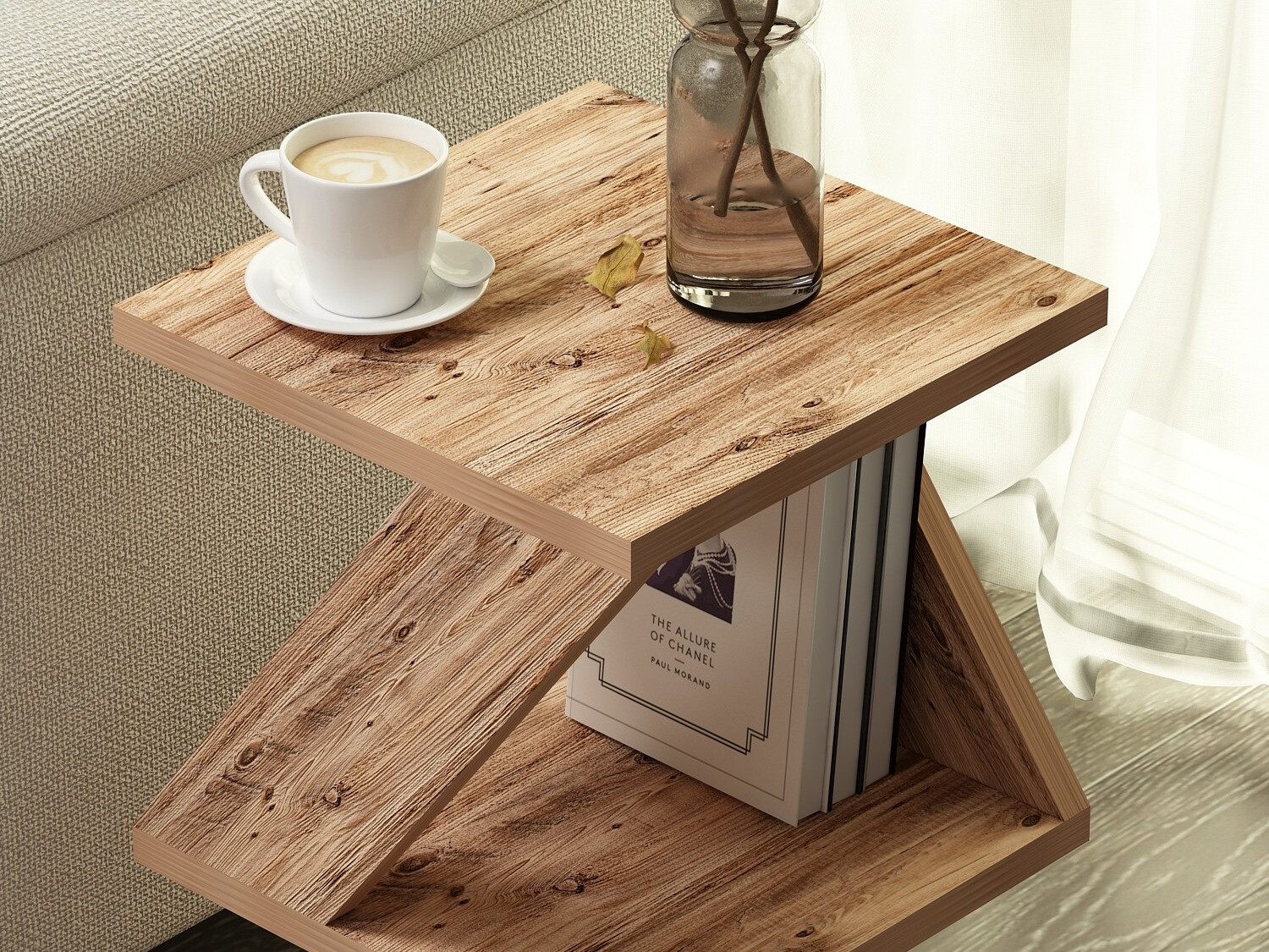 Šoninis staliukas Kailua 1298 (Pušis)