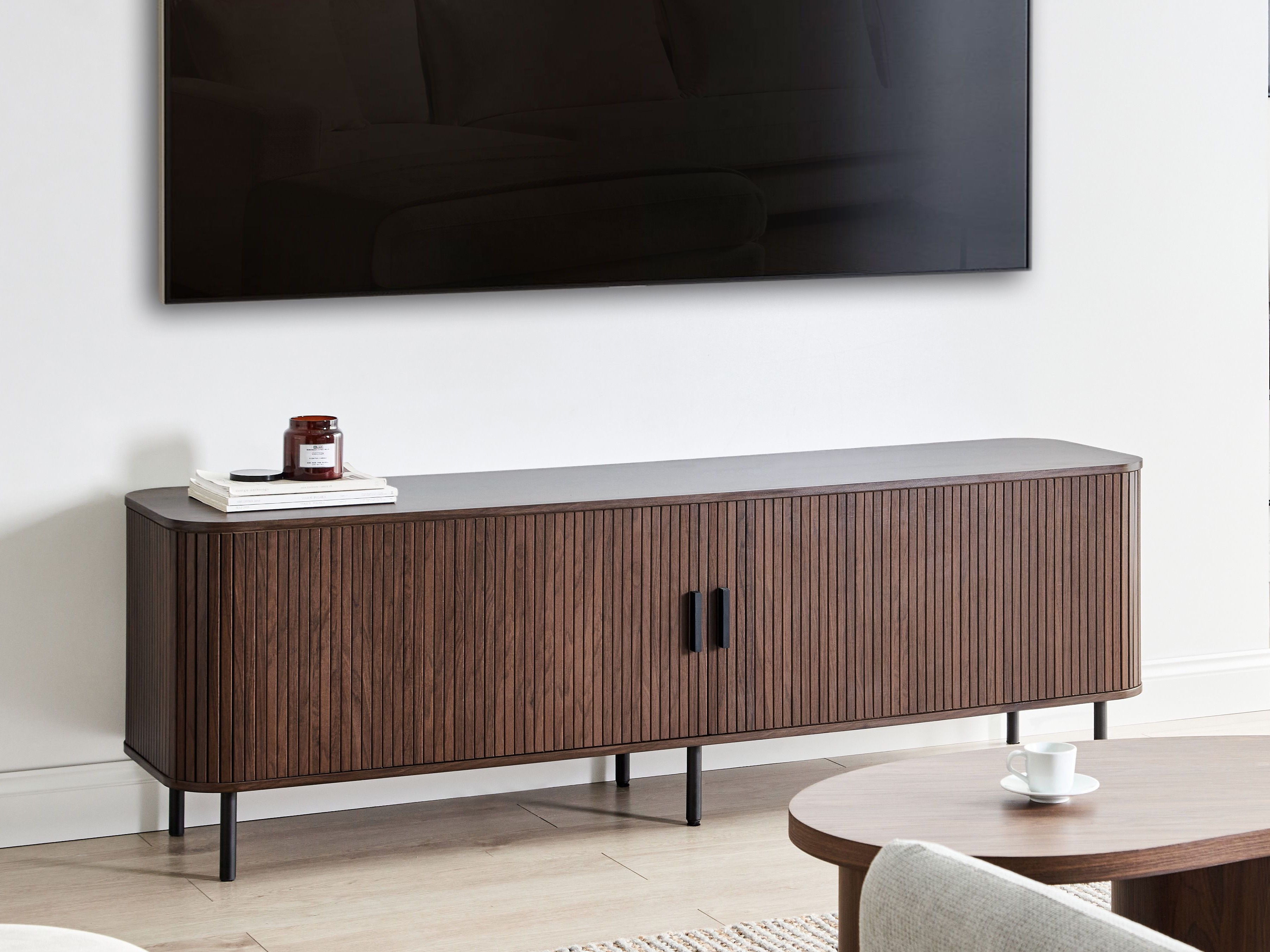 TV staliukas Fencalu 113 (Tamsi ruda)