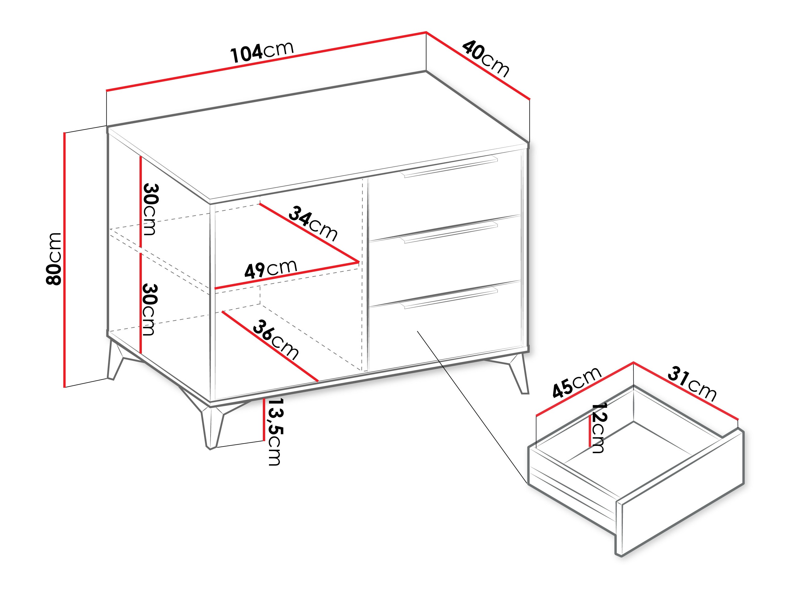 Komoda Comfivo Citrus I