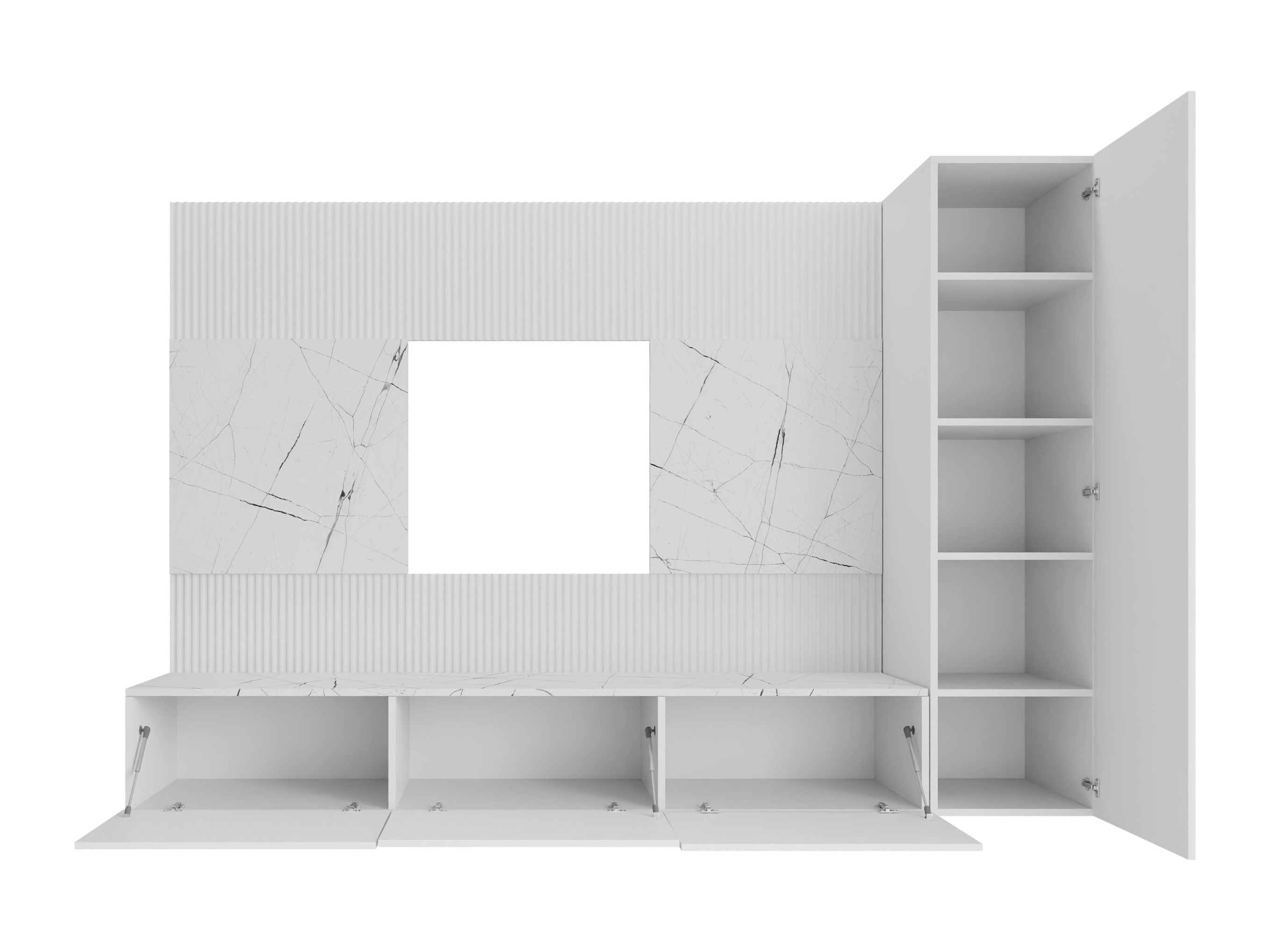 Svetainės komplektas Comfivo Salix VI (Smėlinė + Ąžuolas)