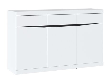 Komoda Venlori 123 (Balta + Grafitas)