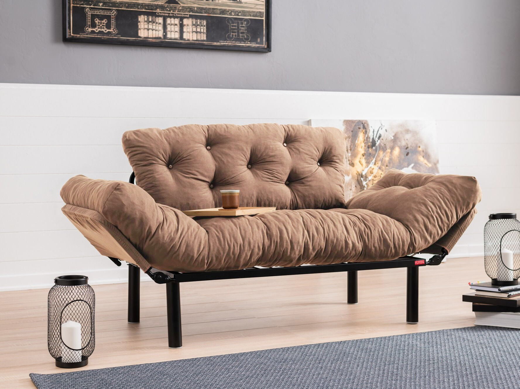 Sofa Altadena 130 (Šviesi ruda)