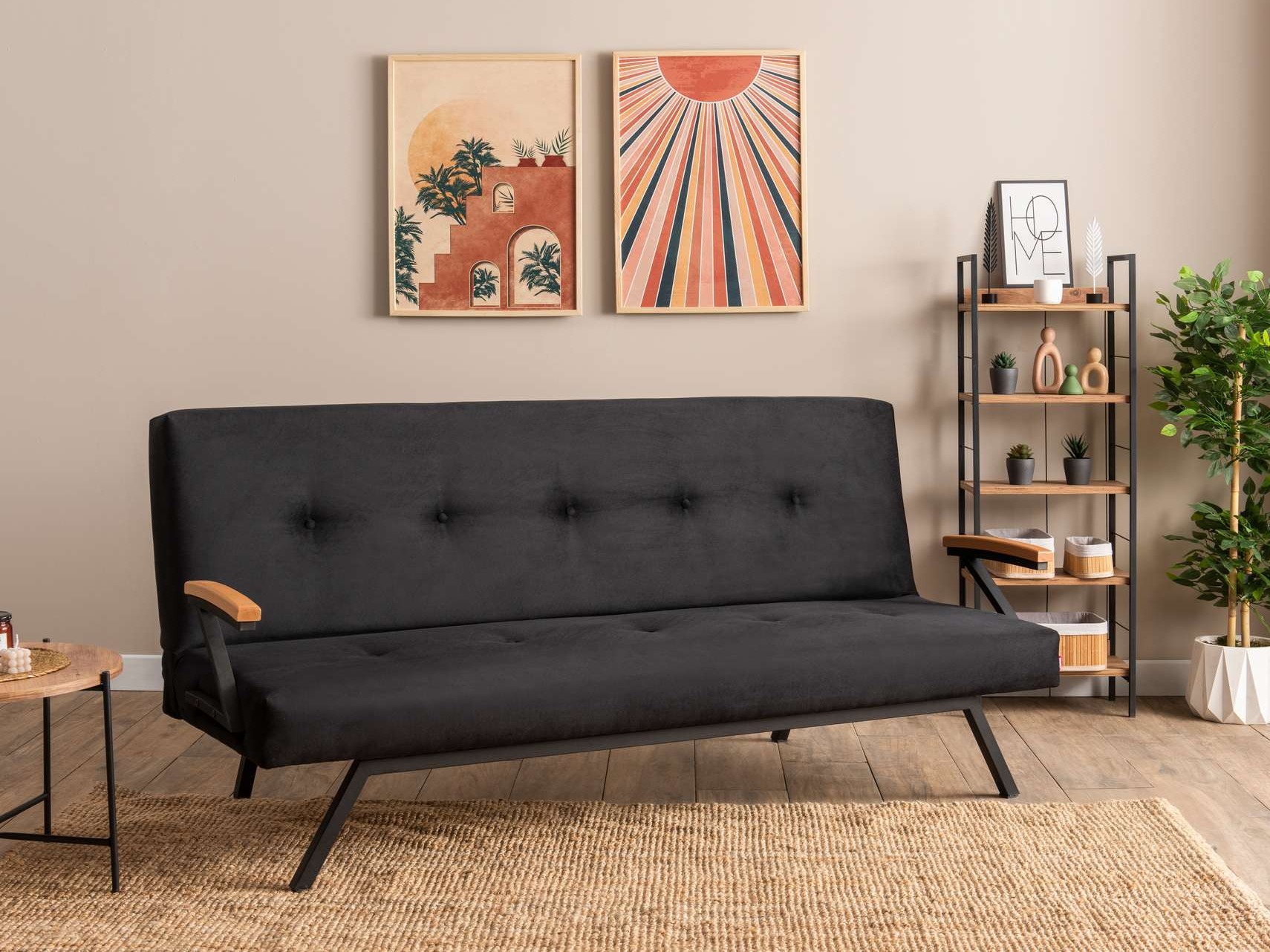 Sofa lova Altadena 604 (Juoda)