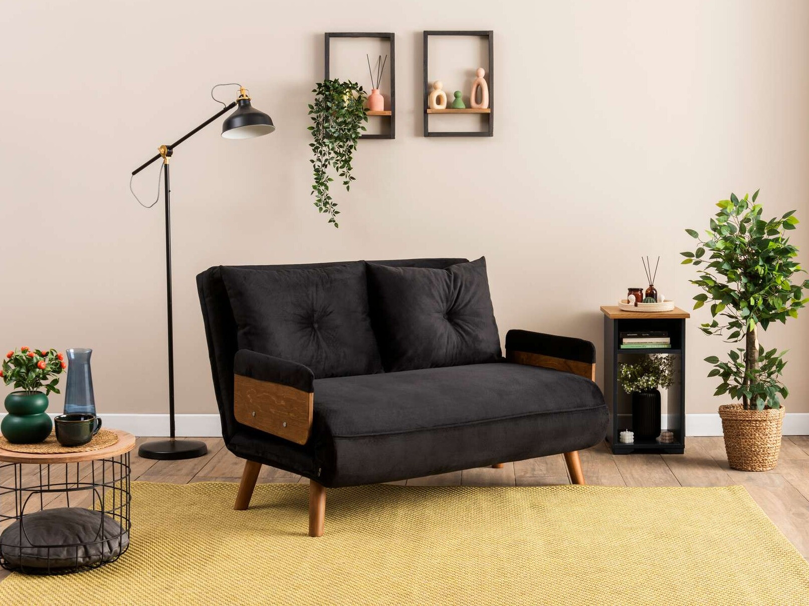 Sofa lova Altadena 606 (Juoda)