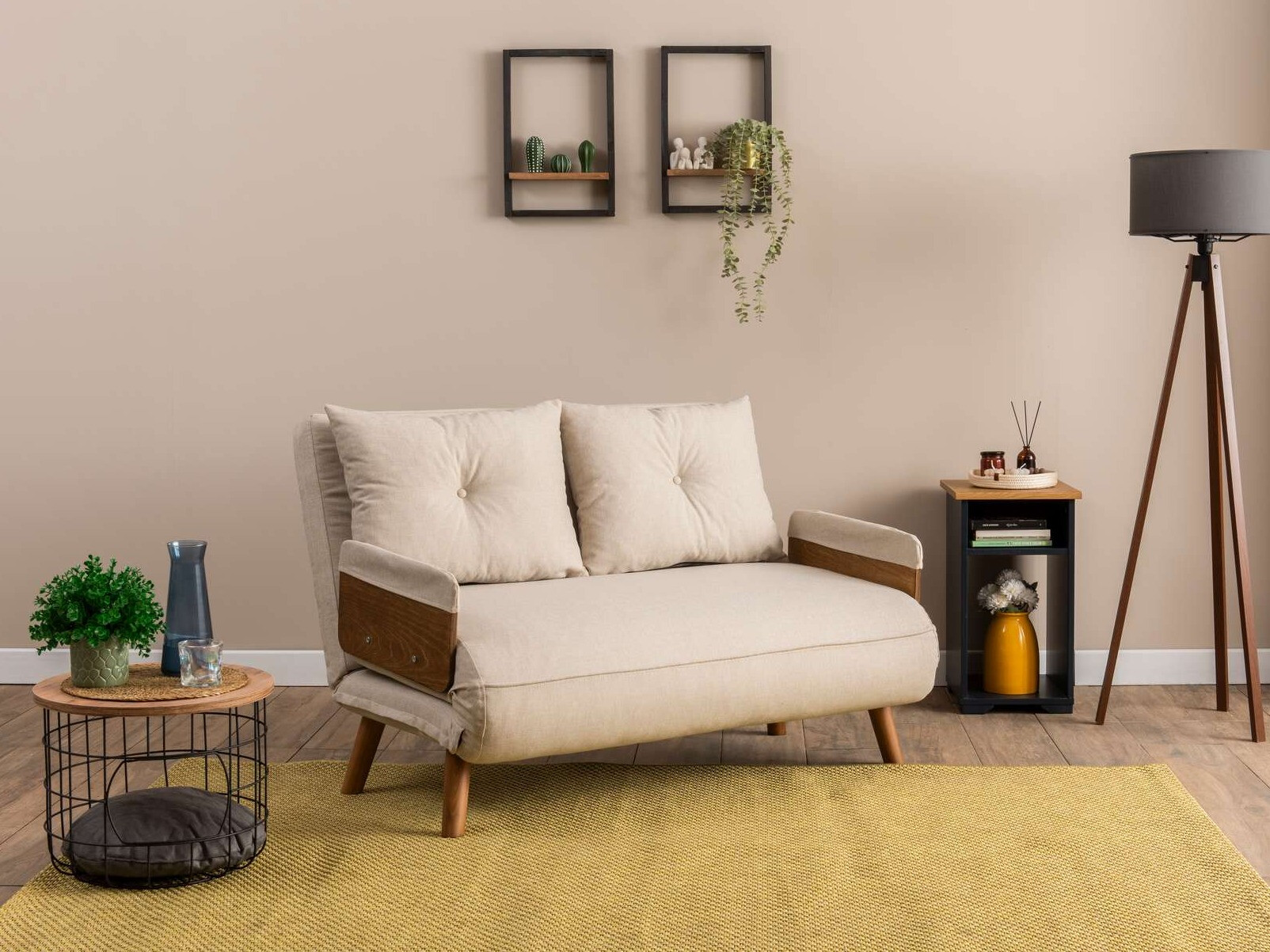 Sofa lova Altadena 606 (Kreminė)