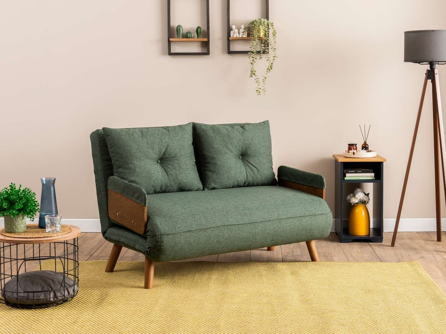 Sofa lova Altadena 606 (Žalia)