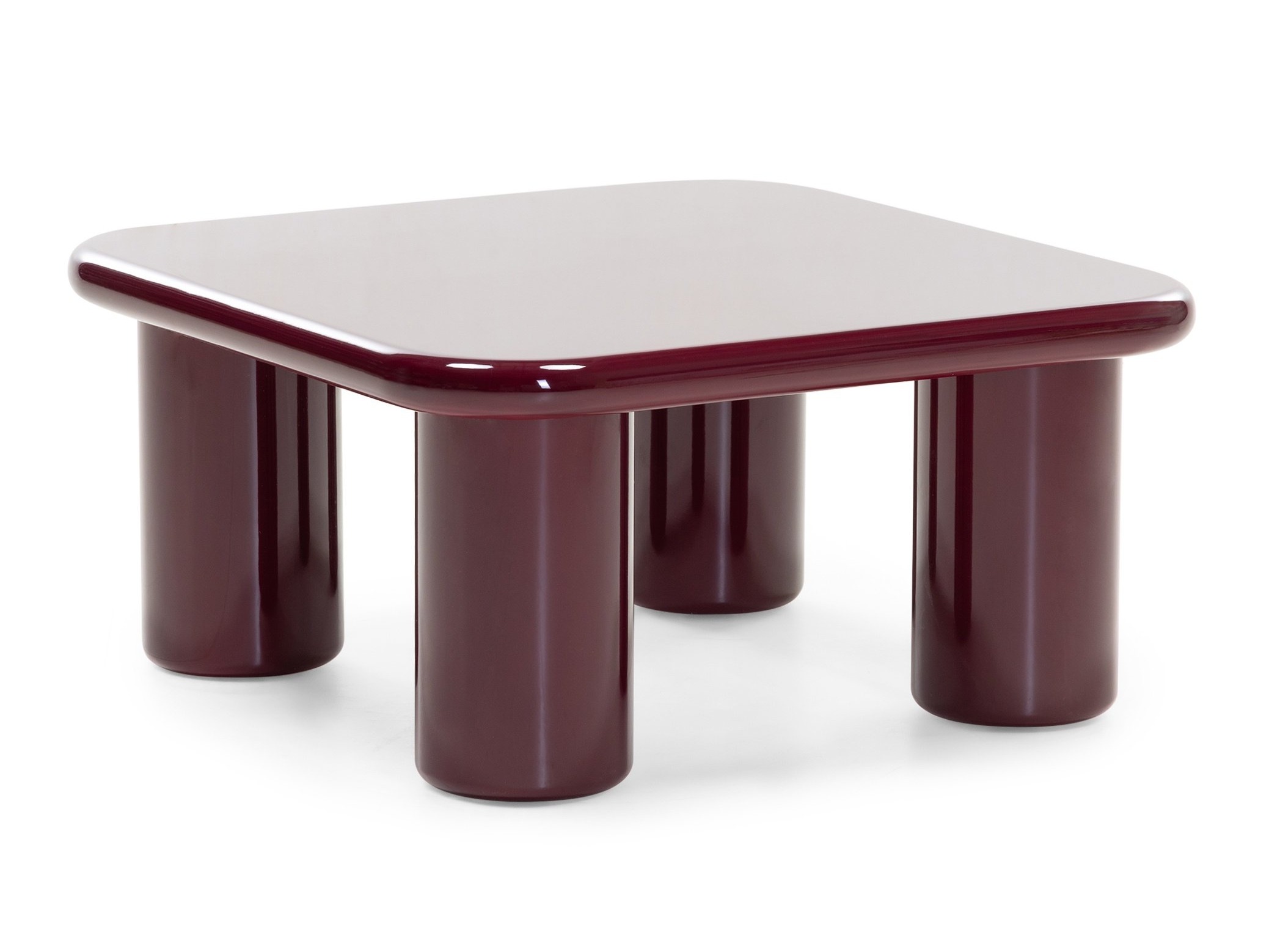 Žurnalinis staliukas Burleson 331 (Bordo)