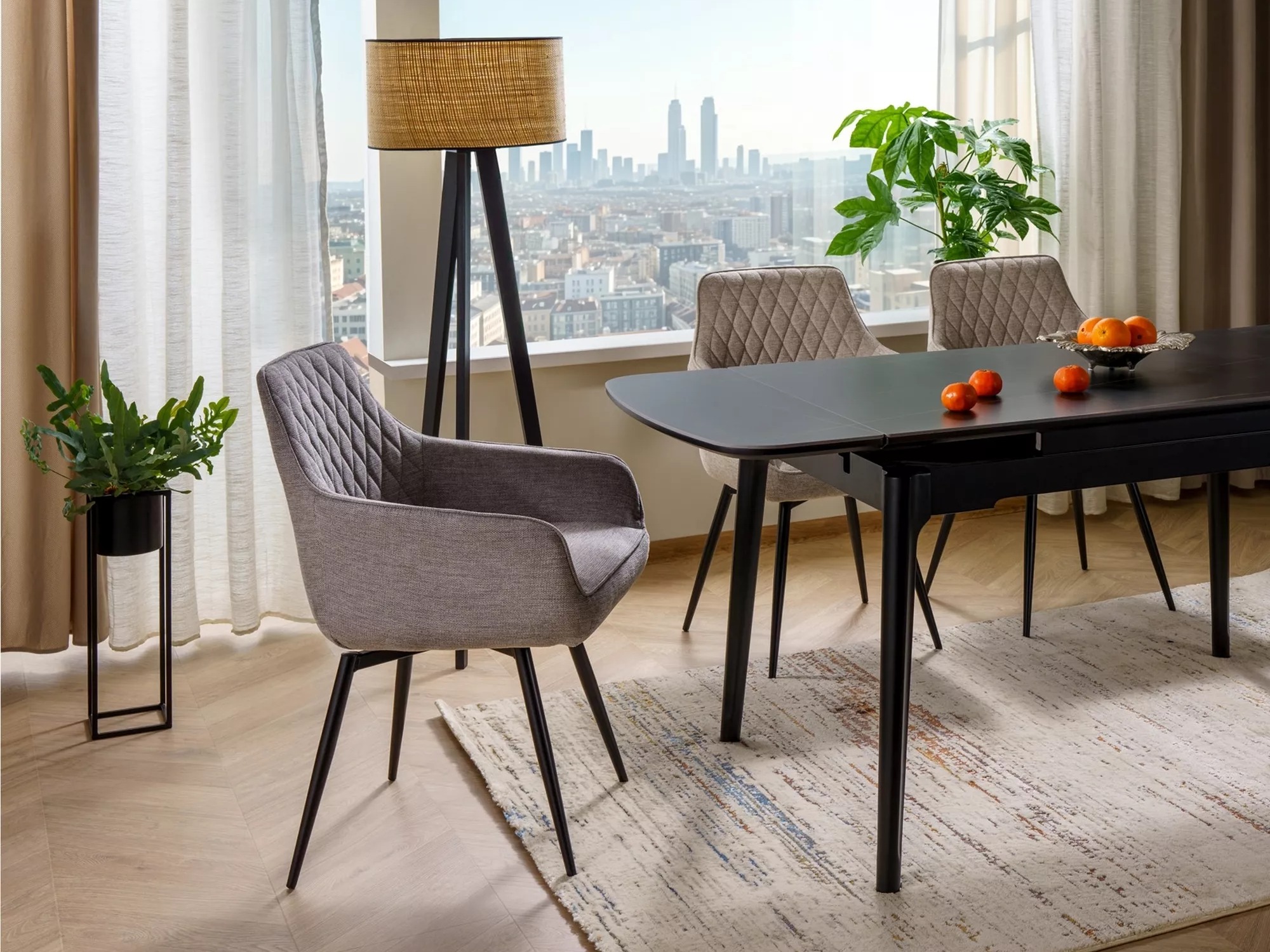 Kėdė Detroit 734 (Šviesi pilka)