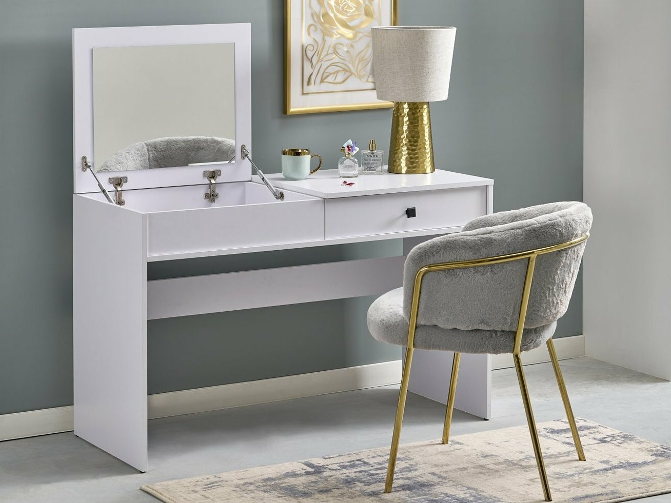 Makiažo staliukas Houston 1980