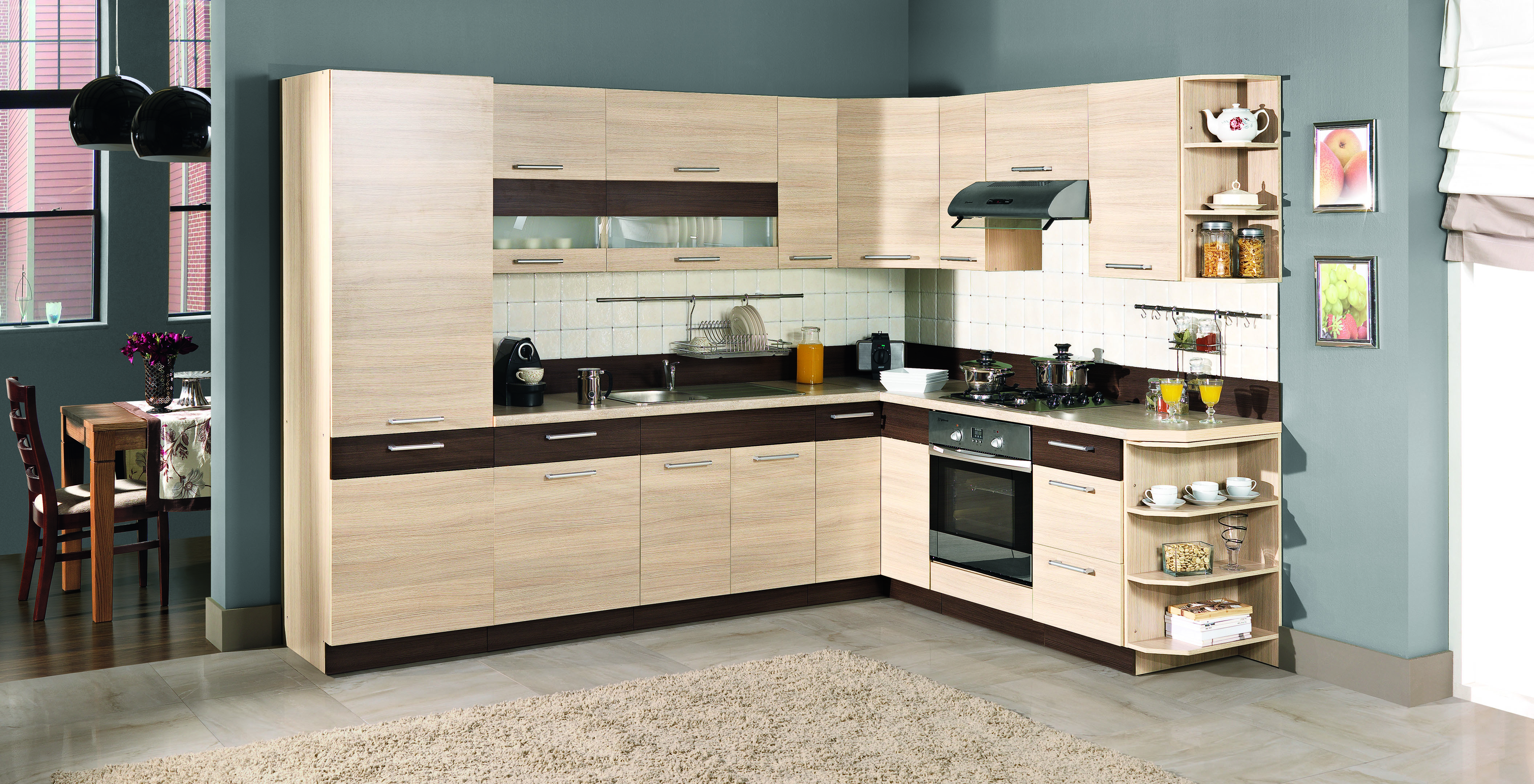 Modulinis virtuvės komplektas Mode Light 129
