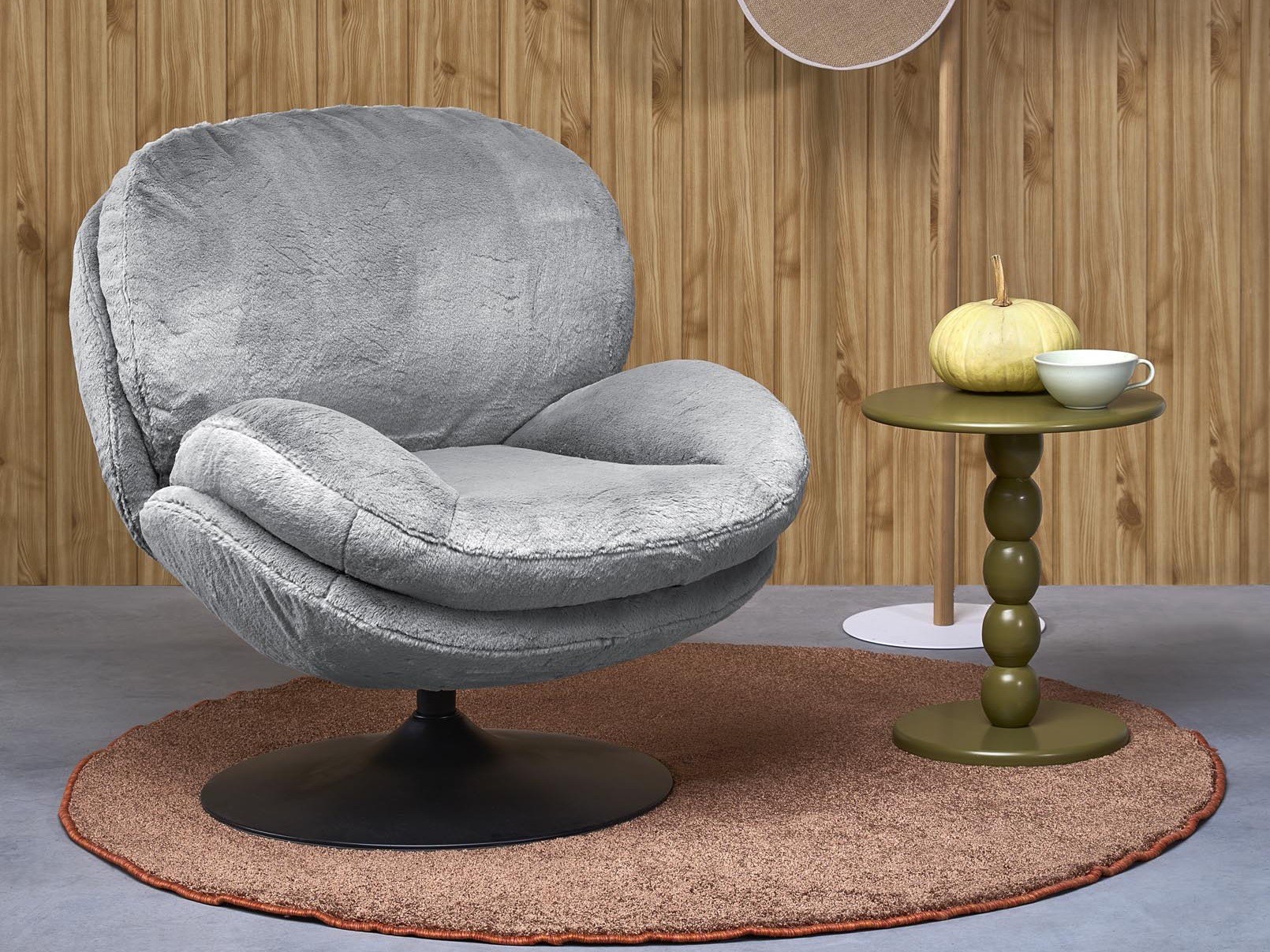 Fotelis Houston 1982 (Pilka)