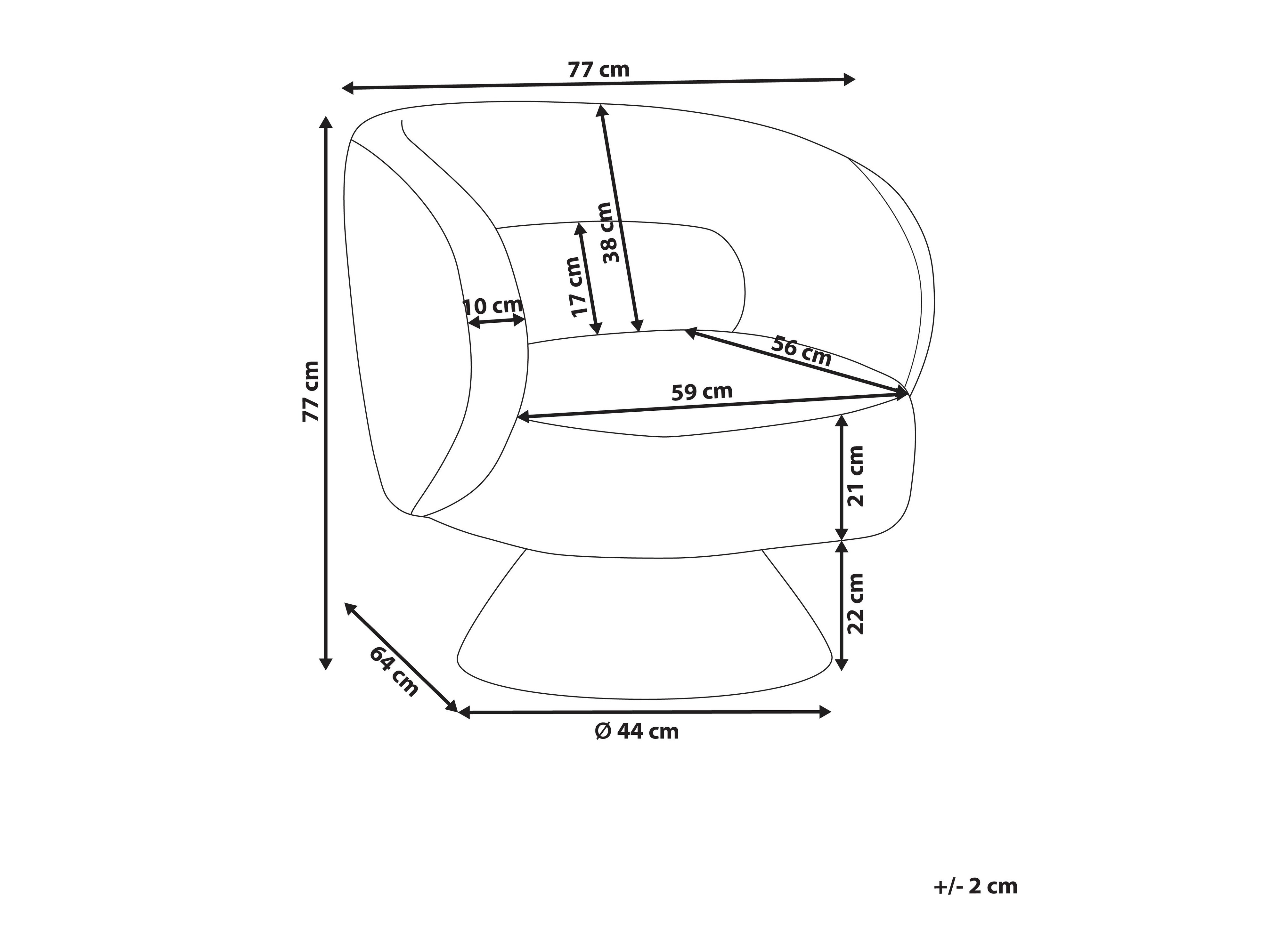 Fotelis Berwyn 2741 (Balta)