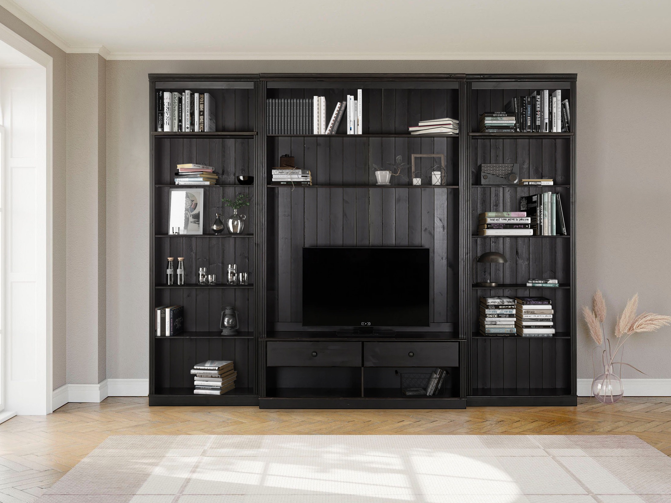 Svetainės komplektas Saltoro 127 (Tamsi ruda)