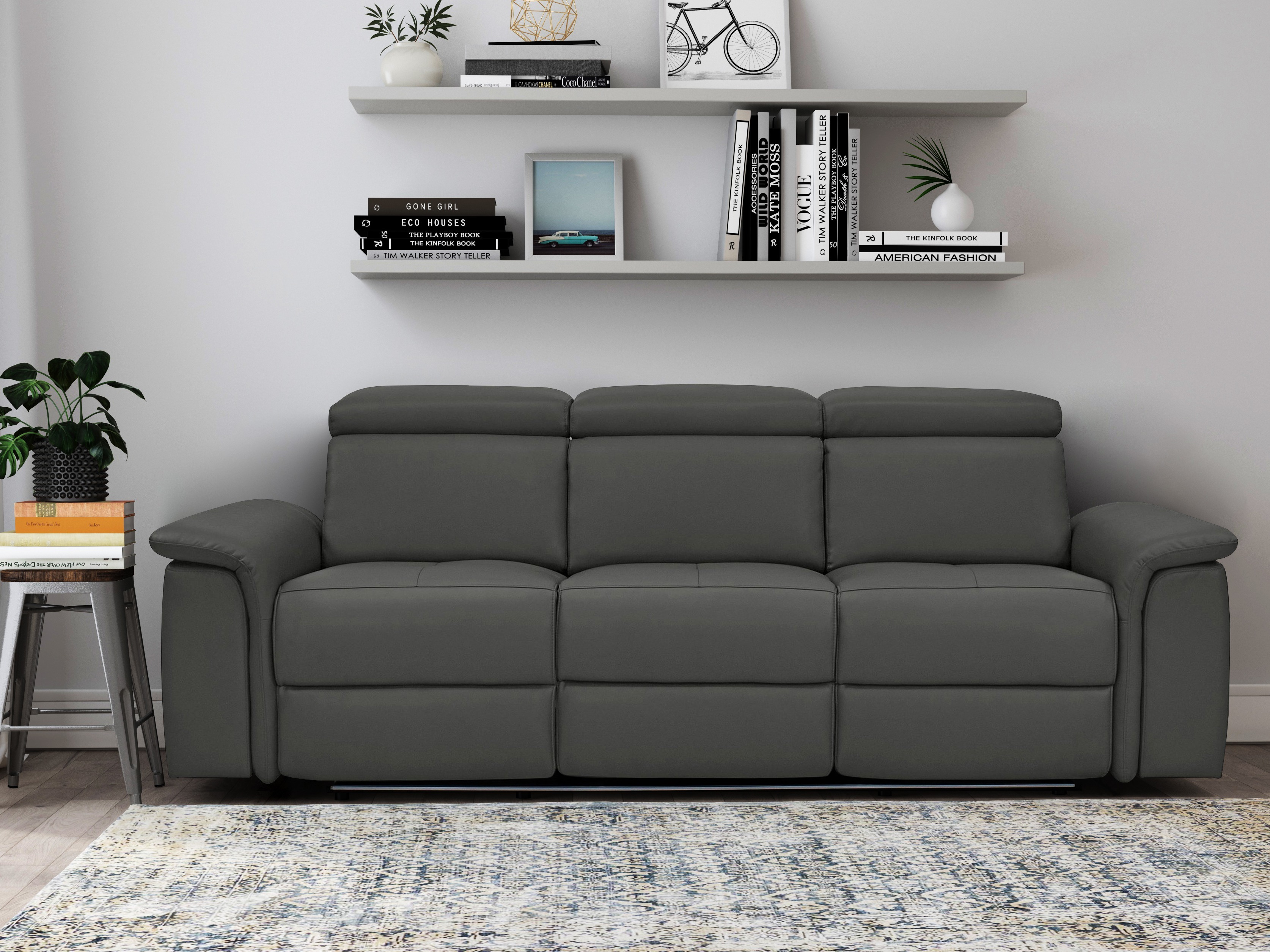 Sofa reglaineris Denton 1363 (Juoda)