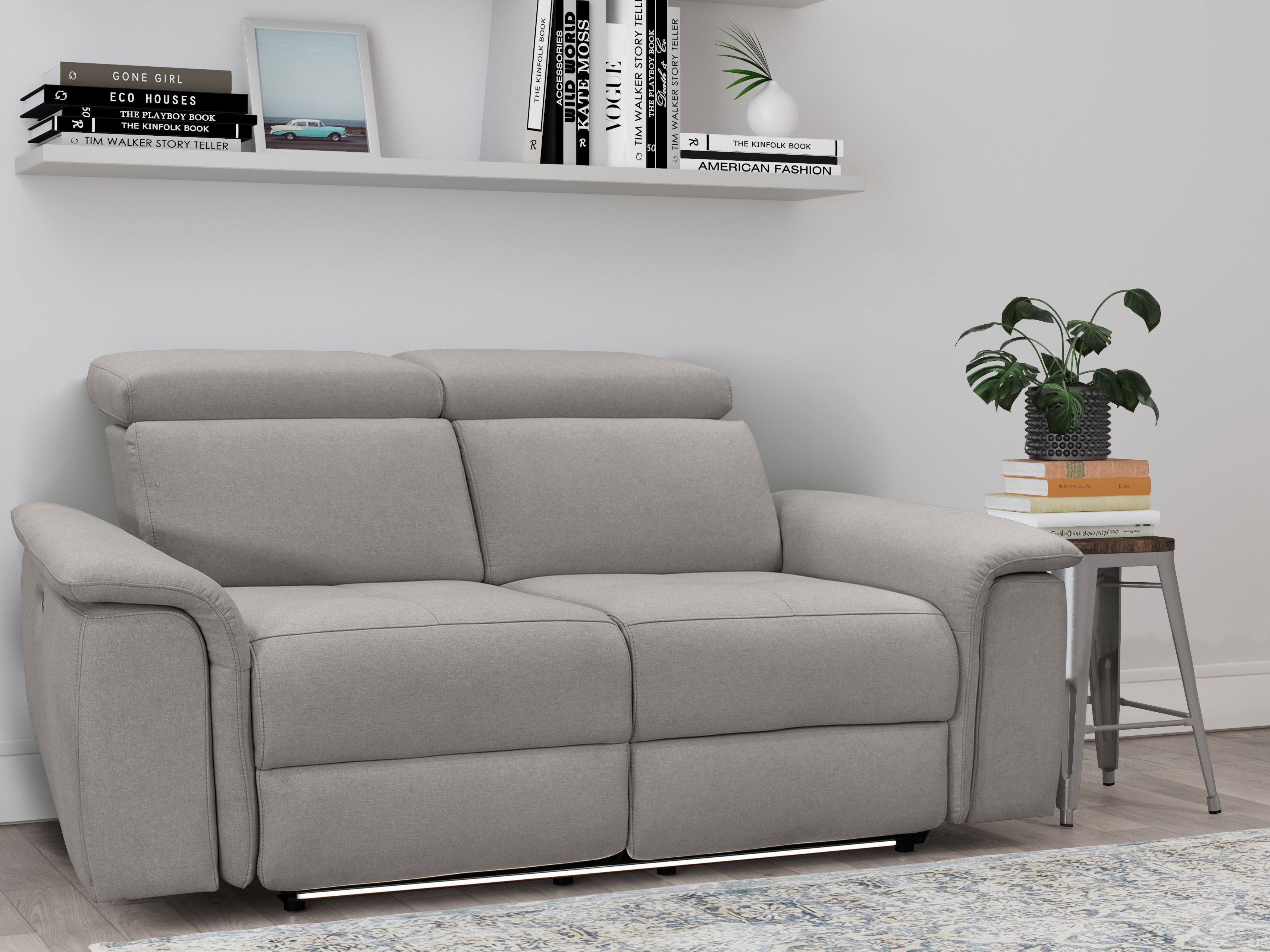 Sofa reglaineris Beldalo 104 (Šviesi pilka)