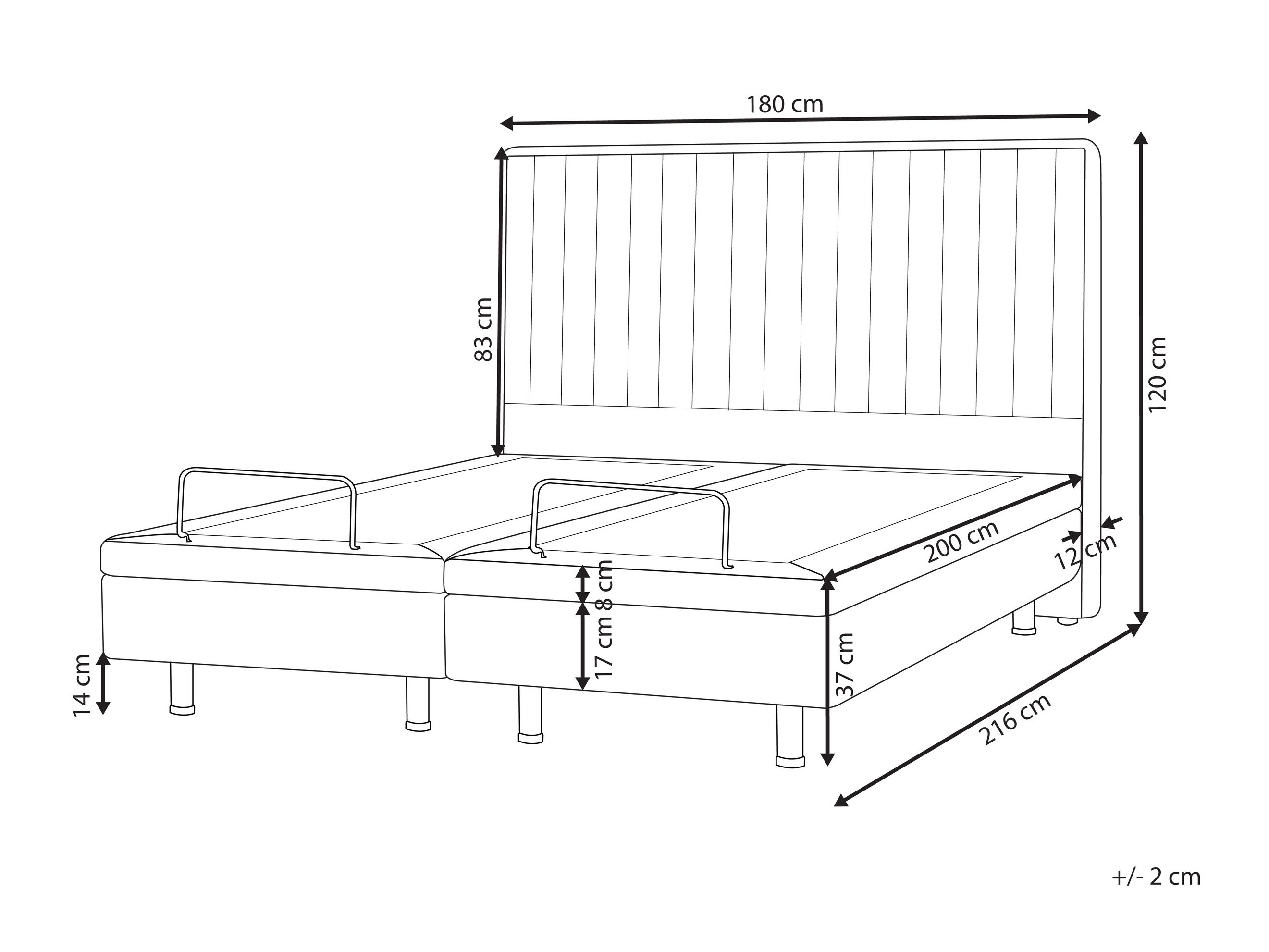 Lova Berwyn 2749 (Šviesi smėlinė)
