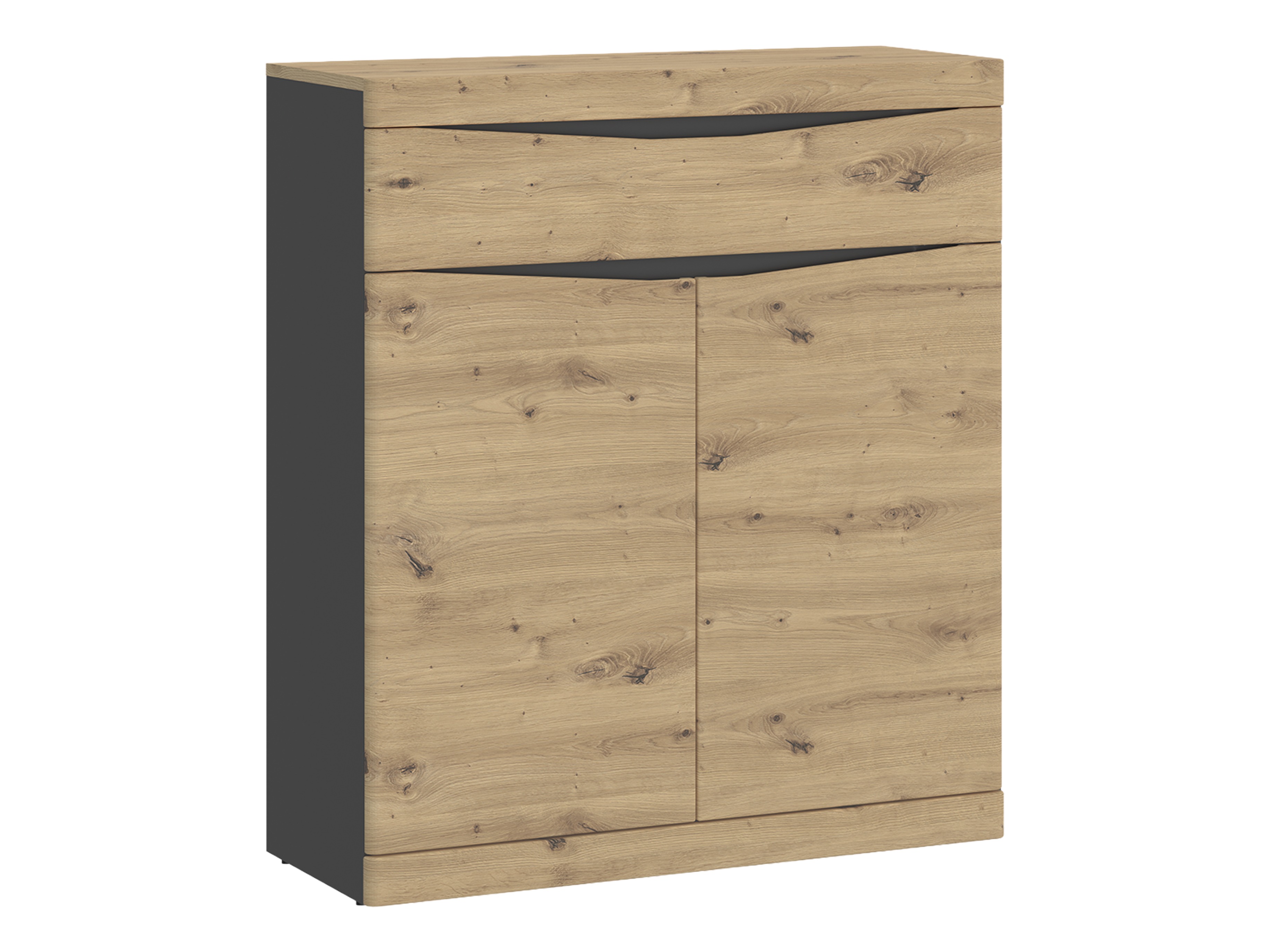 Komoda Venlori 115 (Artisan ąžuolas + Antracitas)