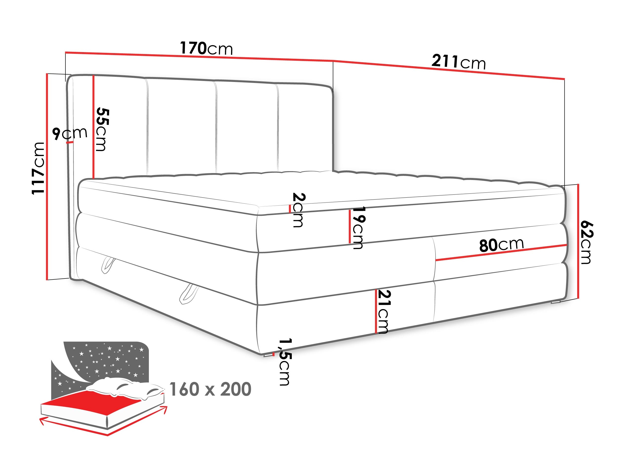 Continental lova ComfiDream Caelion (Onega 14)