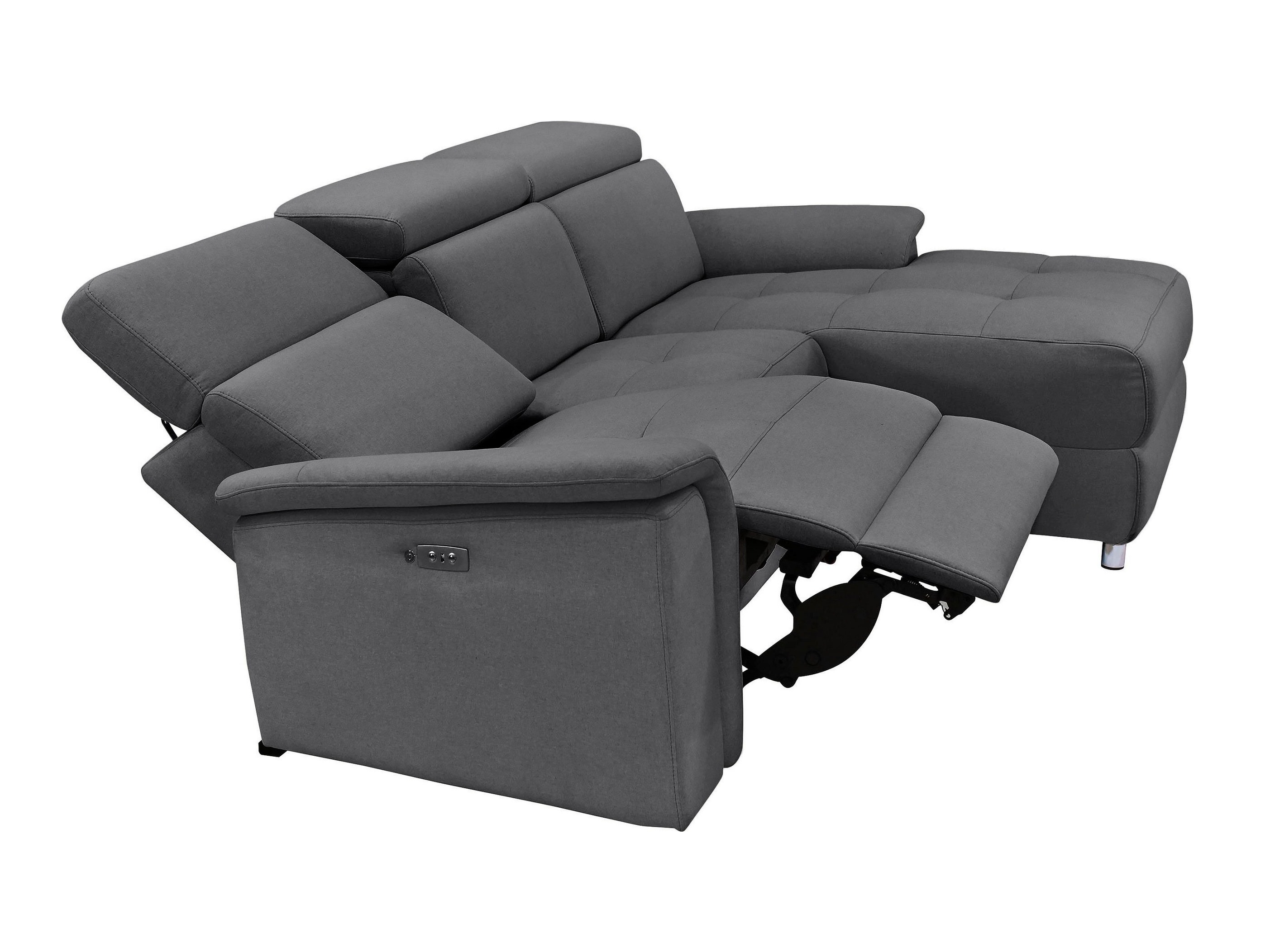 Minkštas kampas reglaineris Denton 1489 (Antracitas)