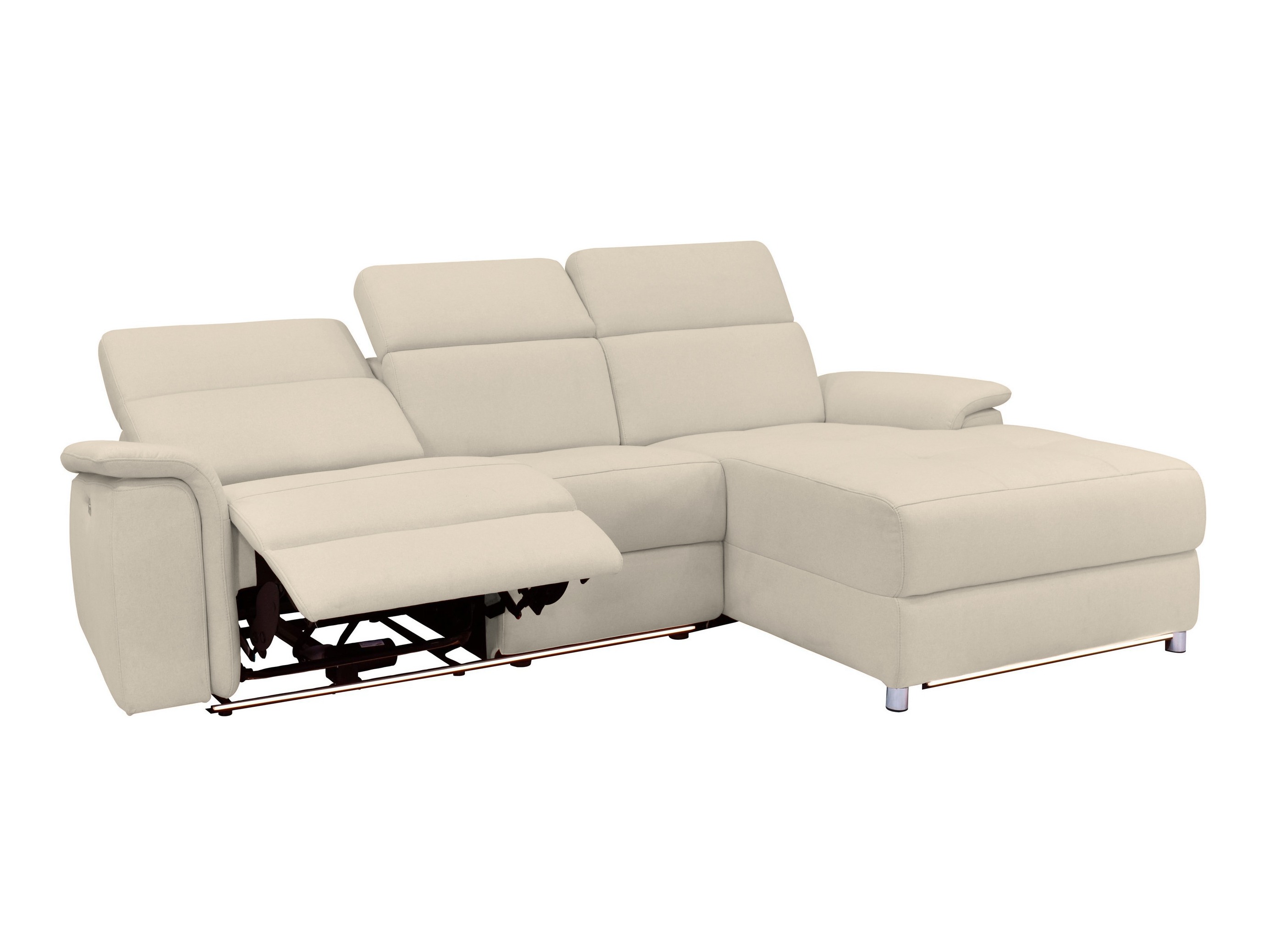 Minkštas kampas reglaineris Denton 1489 (Kreminė)