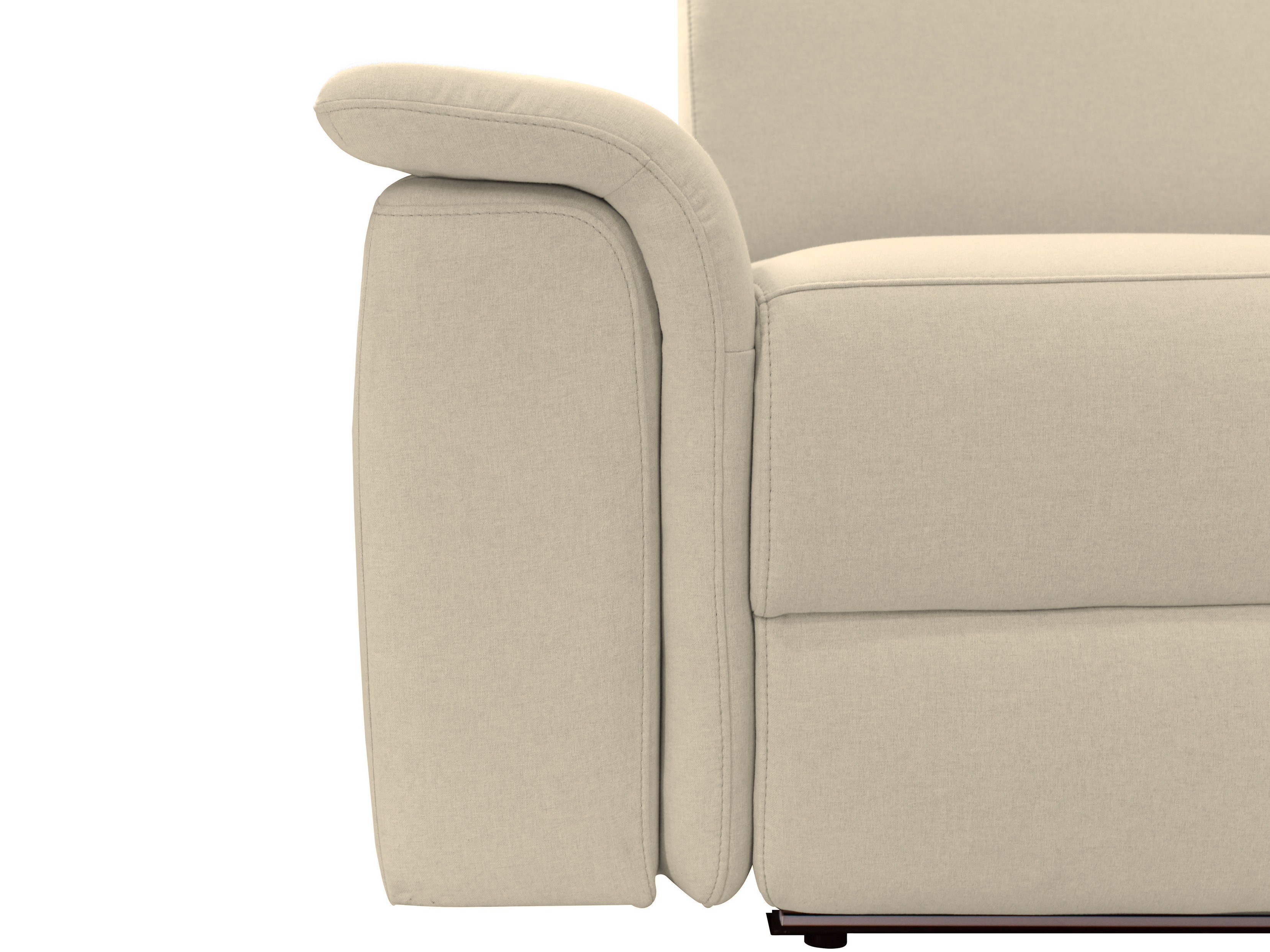 Minkštas kampas reglaineris Denton 1489 (Kreminė)