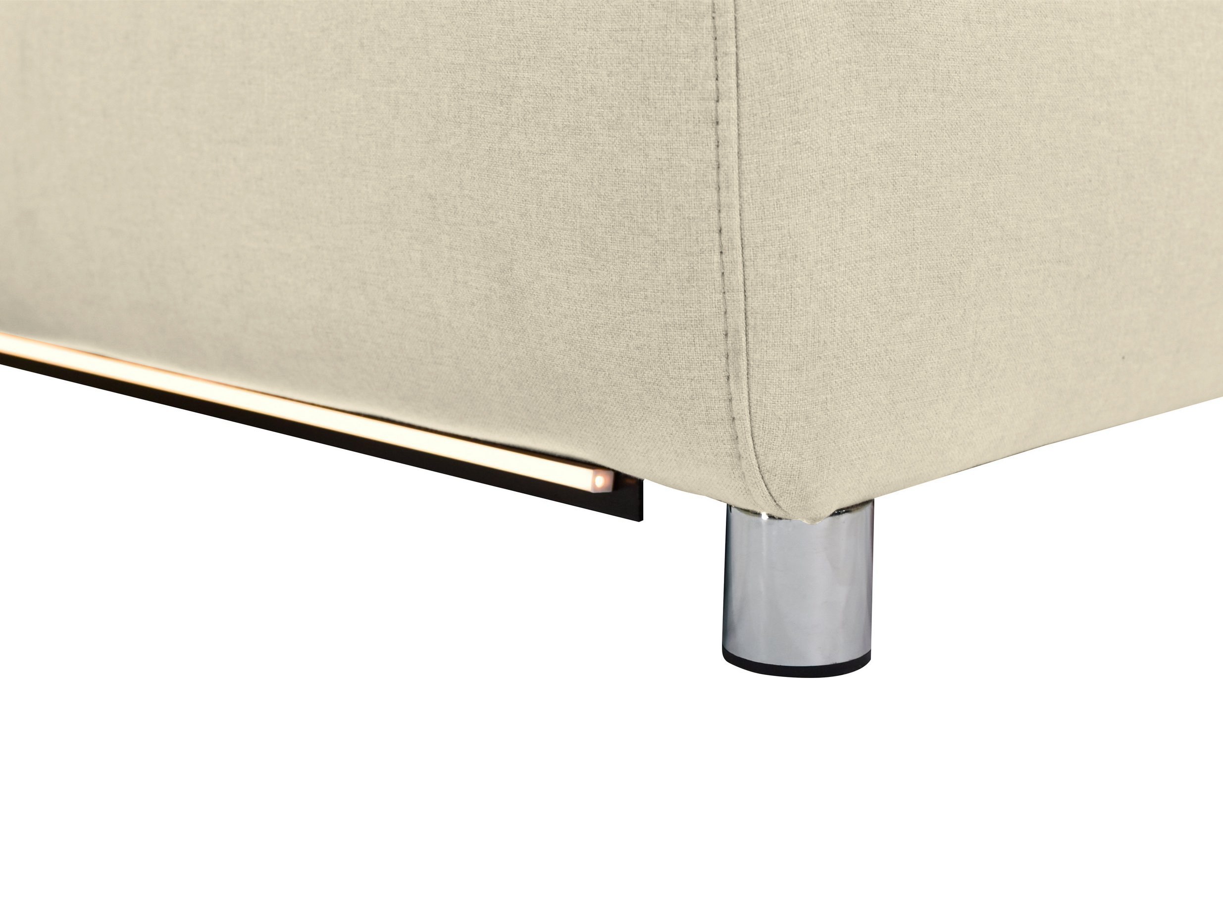 Minkštas kampas reglaineris Denton 1489 (Kreminė)