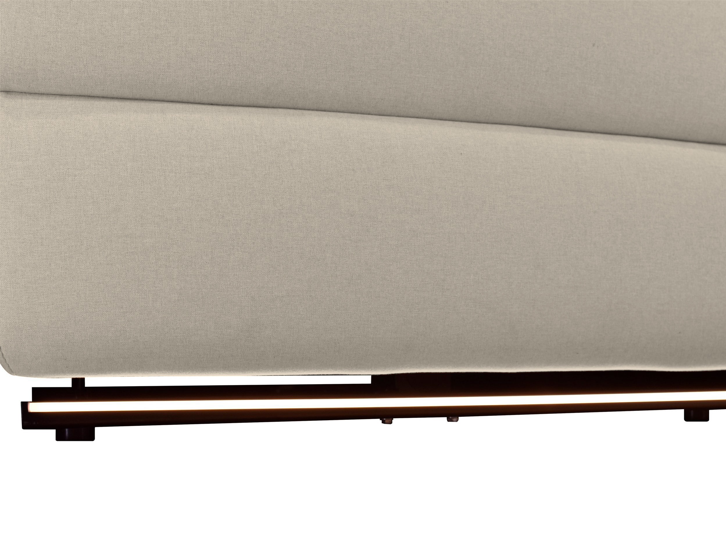 Minkštas kampas reglaineris Denton 1489 (Kreminė)