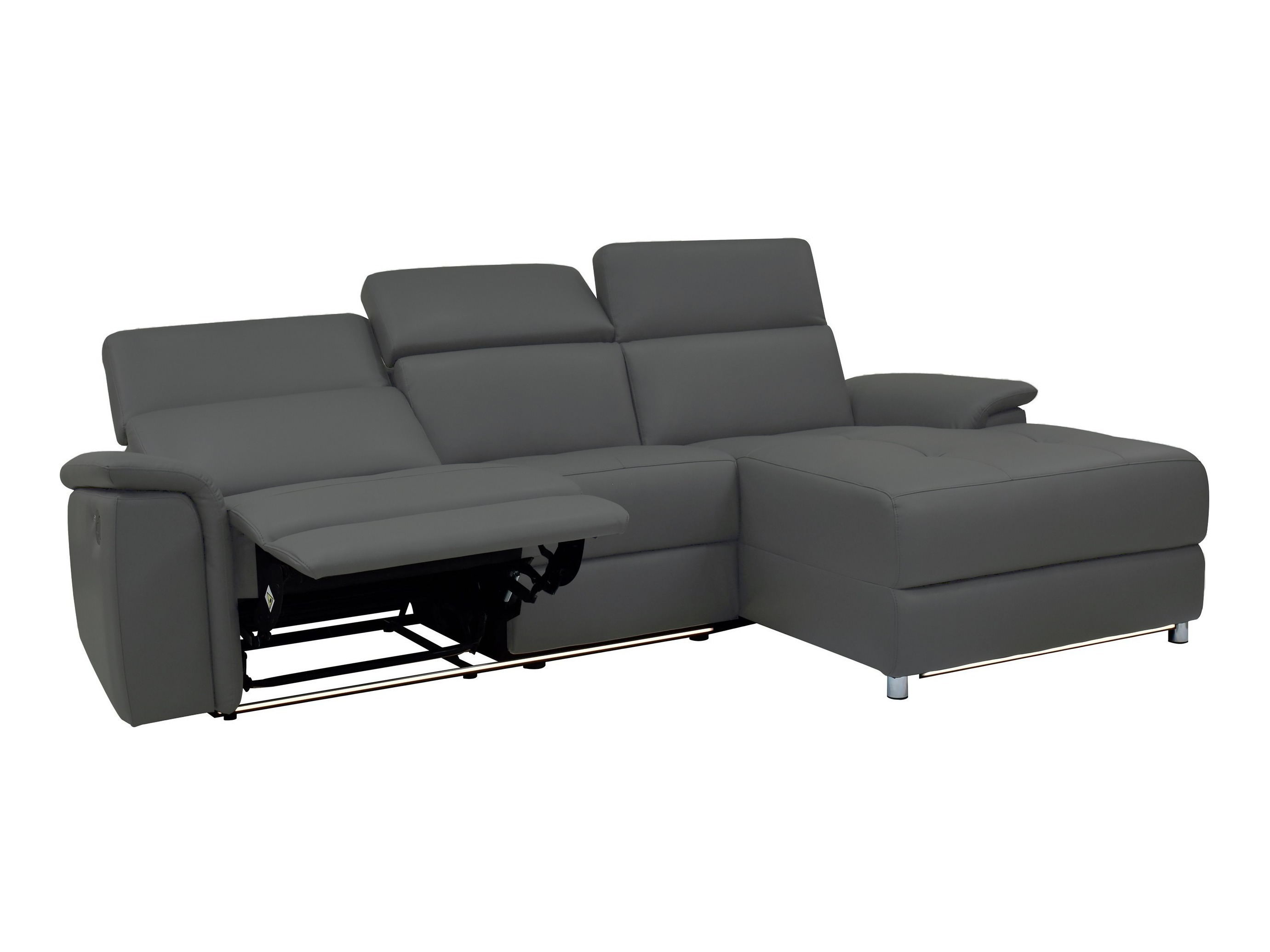 Minkštas kampas reglaineris Denton 1489 (Pilka)