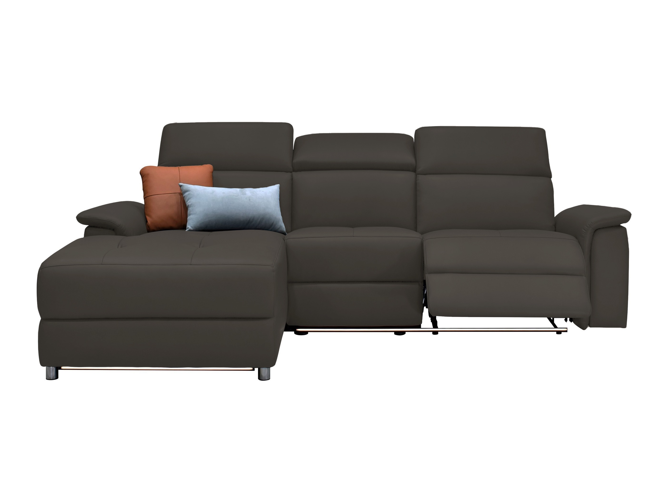 Minkštas kampas reglaineris Denton 1489 (Ruda)