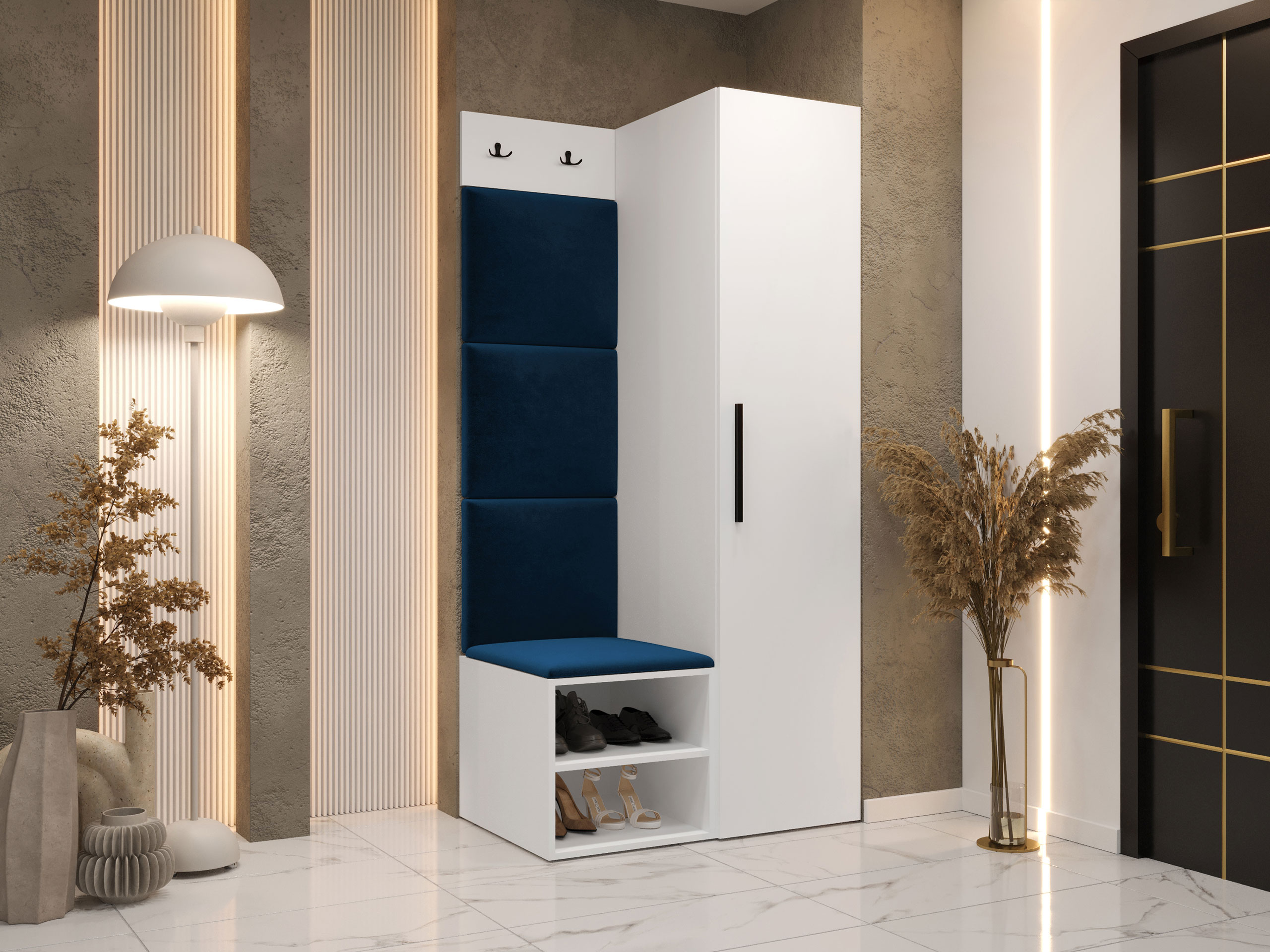 Prieškambario komplektas Hartford 524 (Balta)