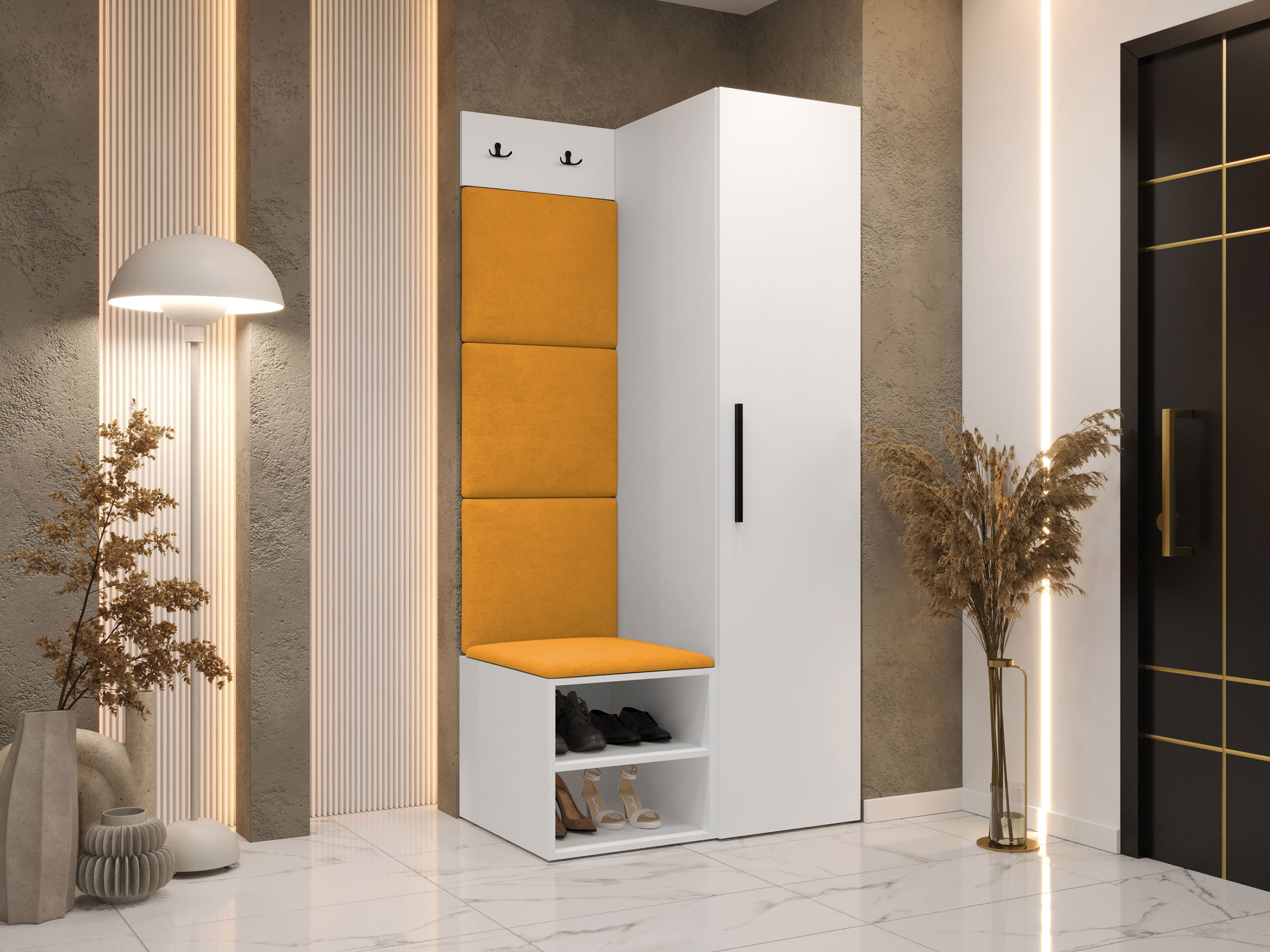 Prieškambario komplektas Hartford 524 (Balta)