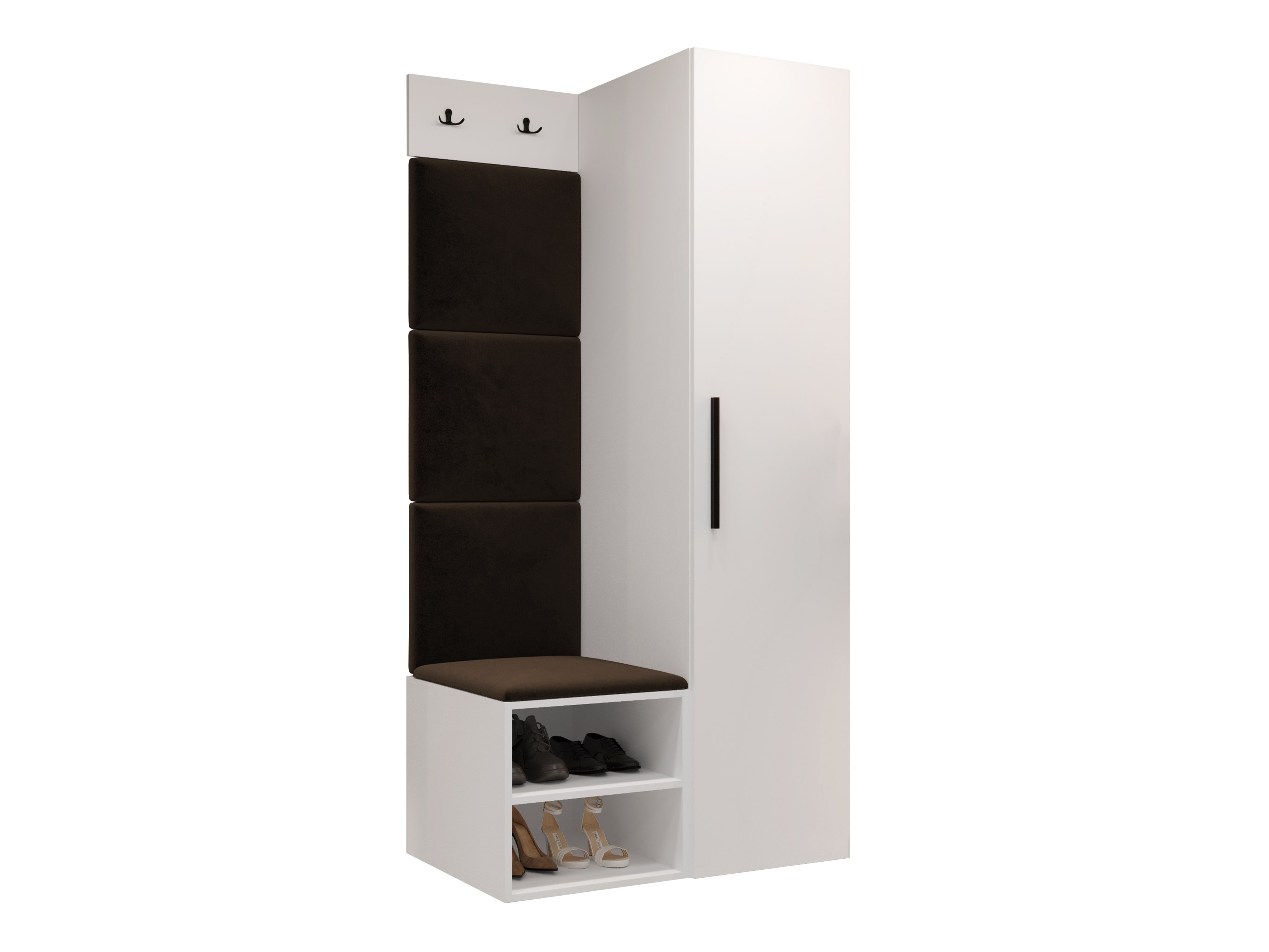 Prieškambario komplektas Nitos III (Balta)