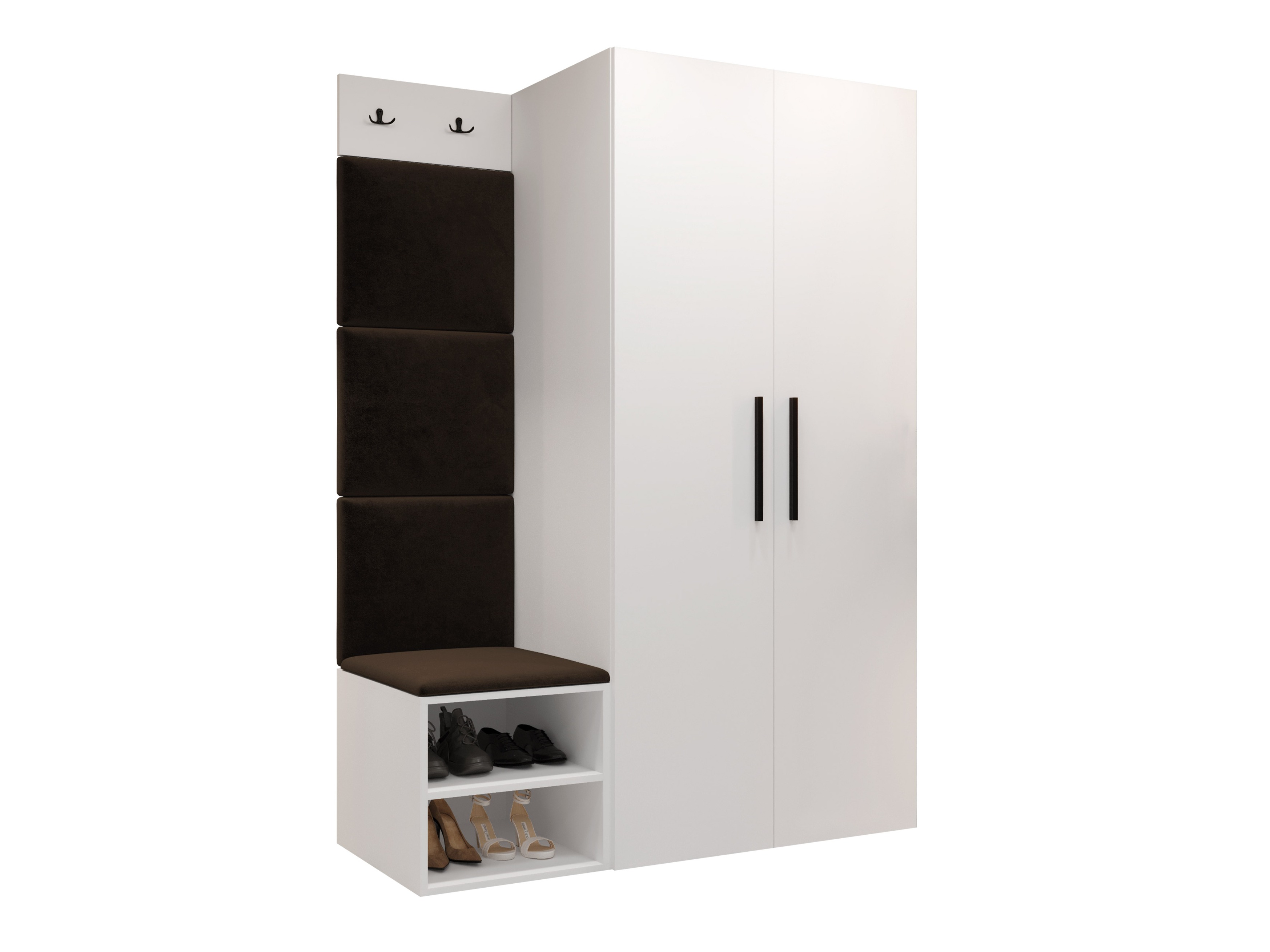 Prieškambario komplektas Nitos IV (Balta)