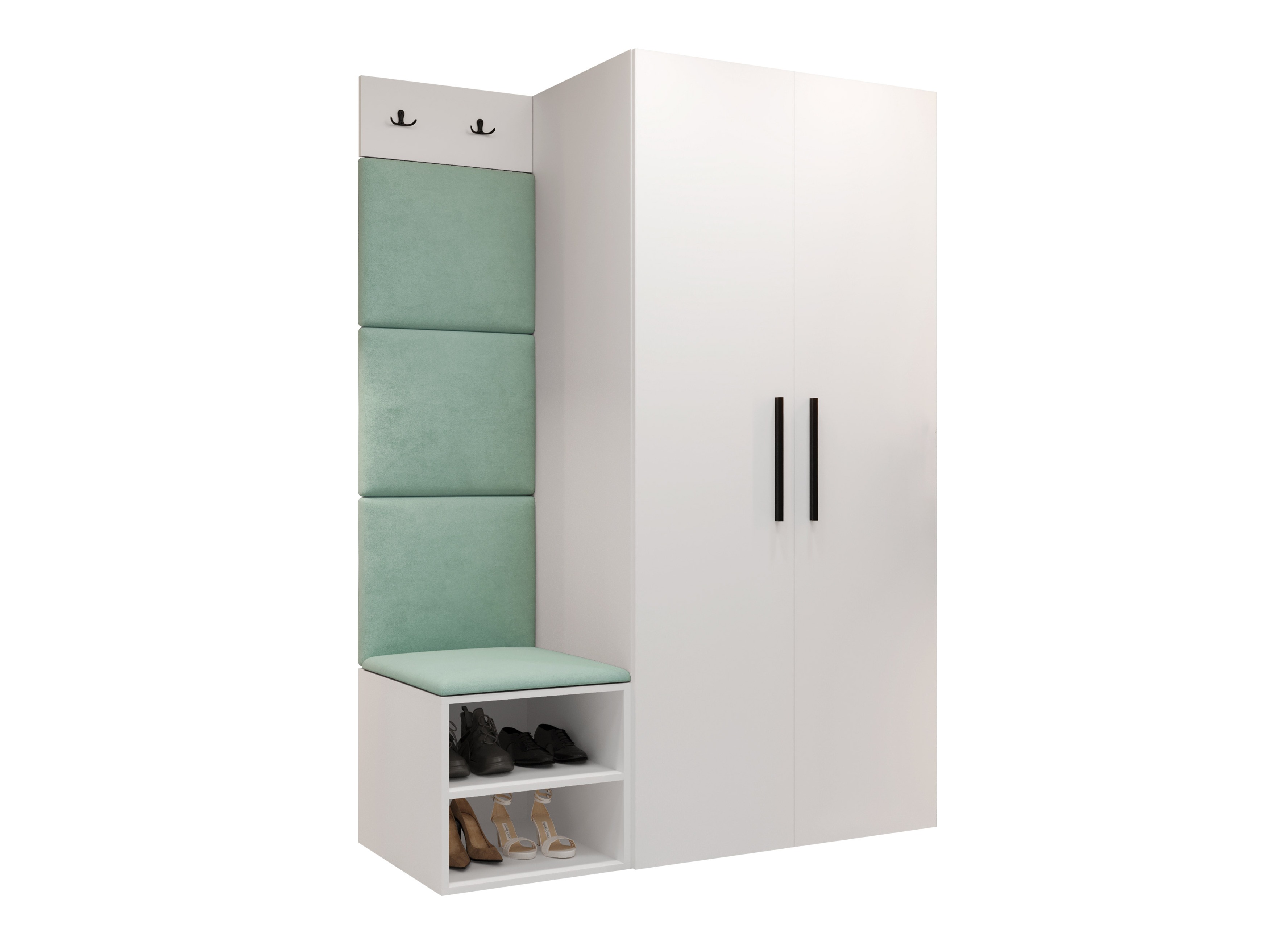 Prieškambario komplektas Nitos IV (Balta)