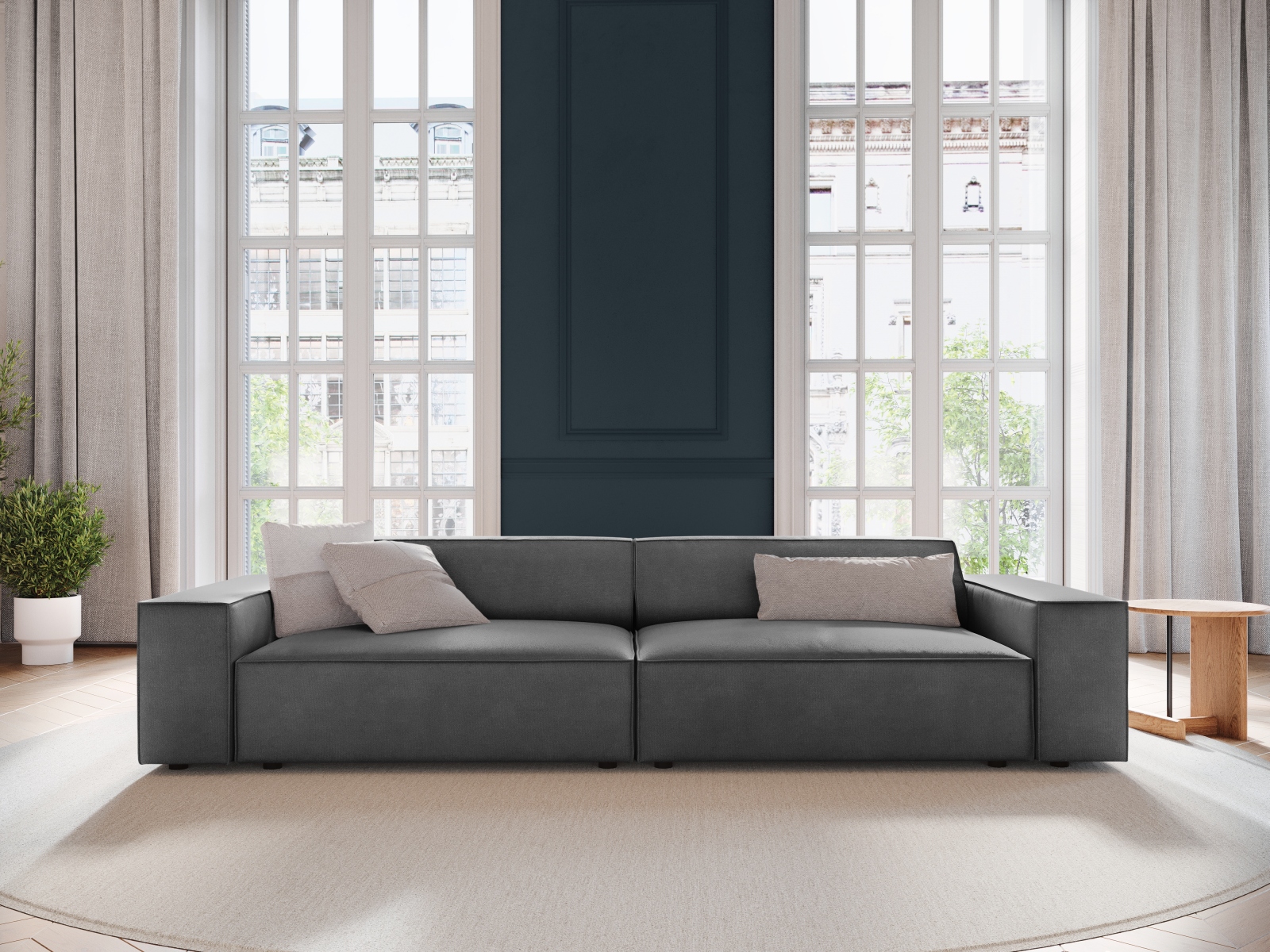 Modulinė sofa Lomcalu 105 (Bluvel 14)